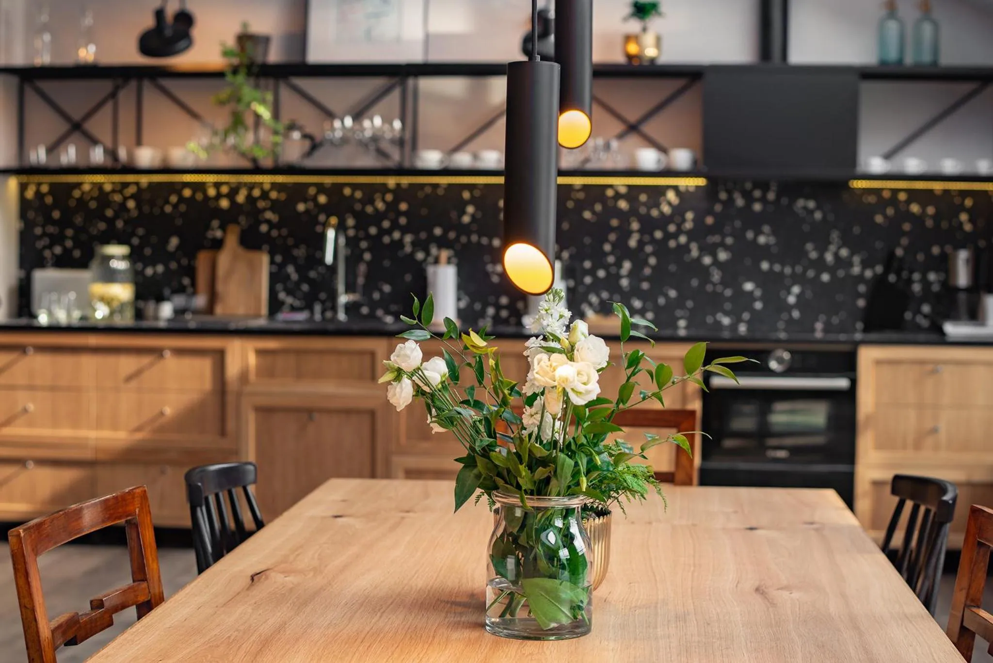 Kitchen or kitchenette in Stradom15 Apartments