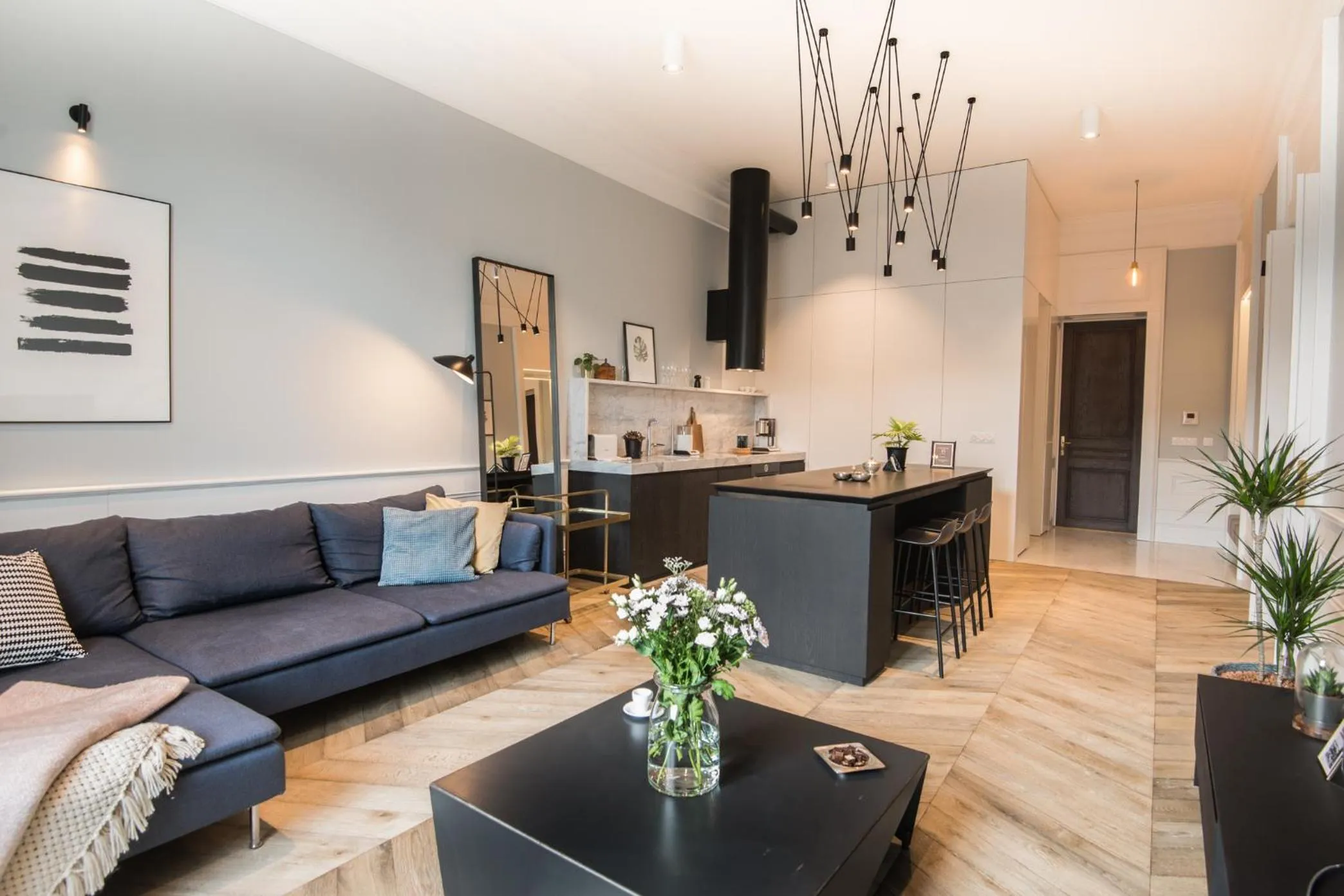 Kitchen or kitchenette in Stradom15 Apartments