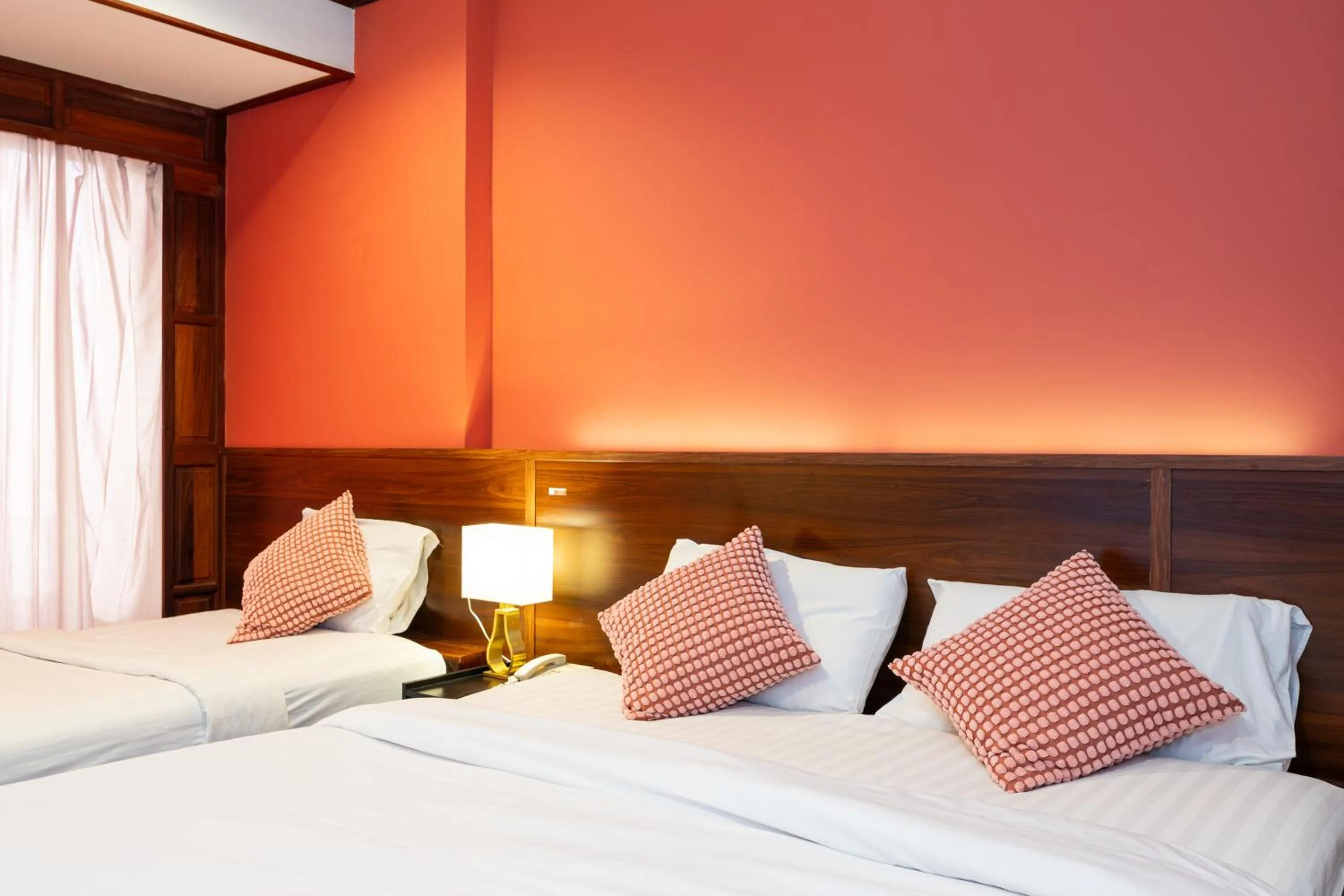 Bed in The President Hotel at Chokchai 4