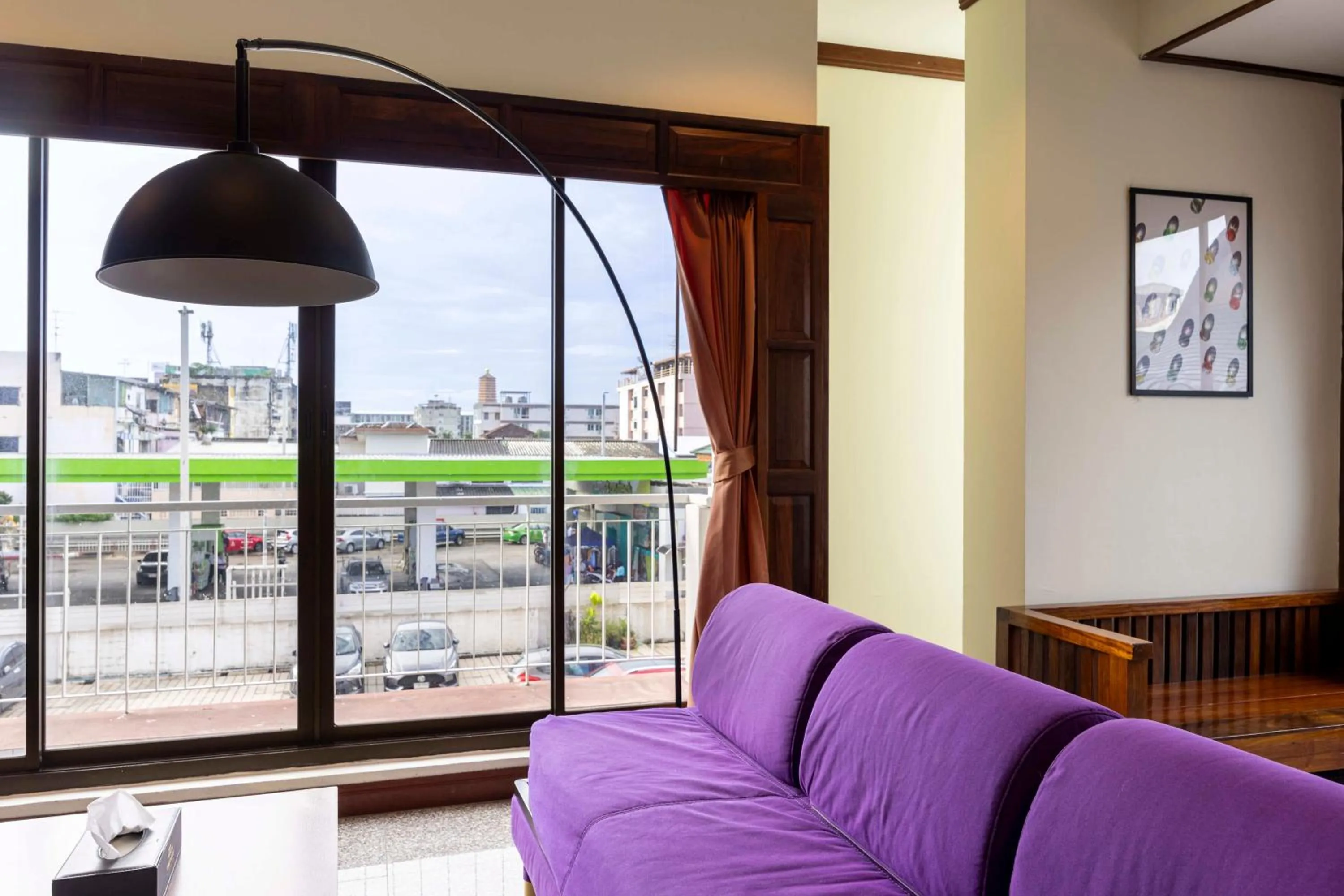 Living room in The President Hotel at Chokchai 4