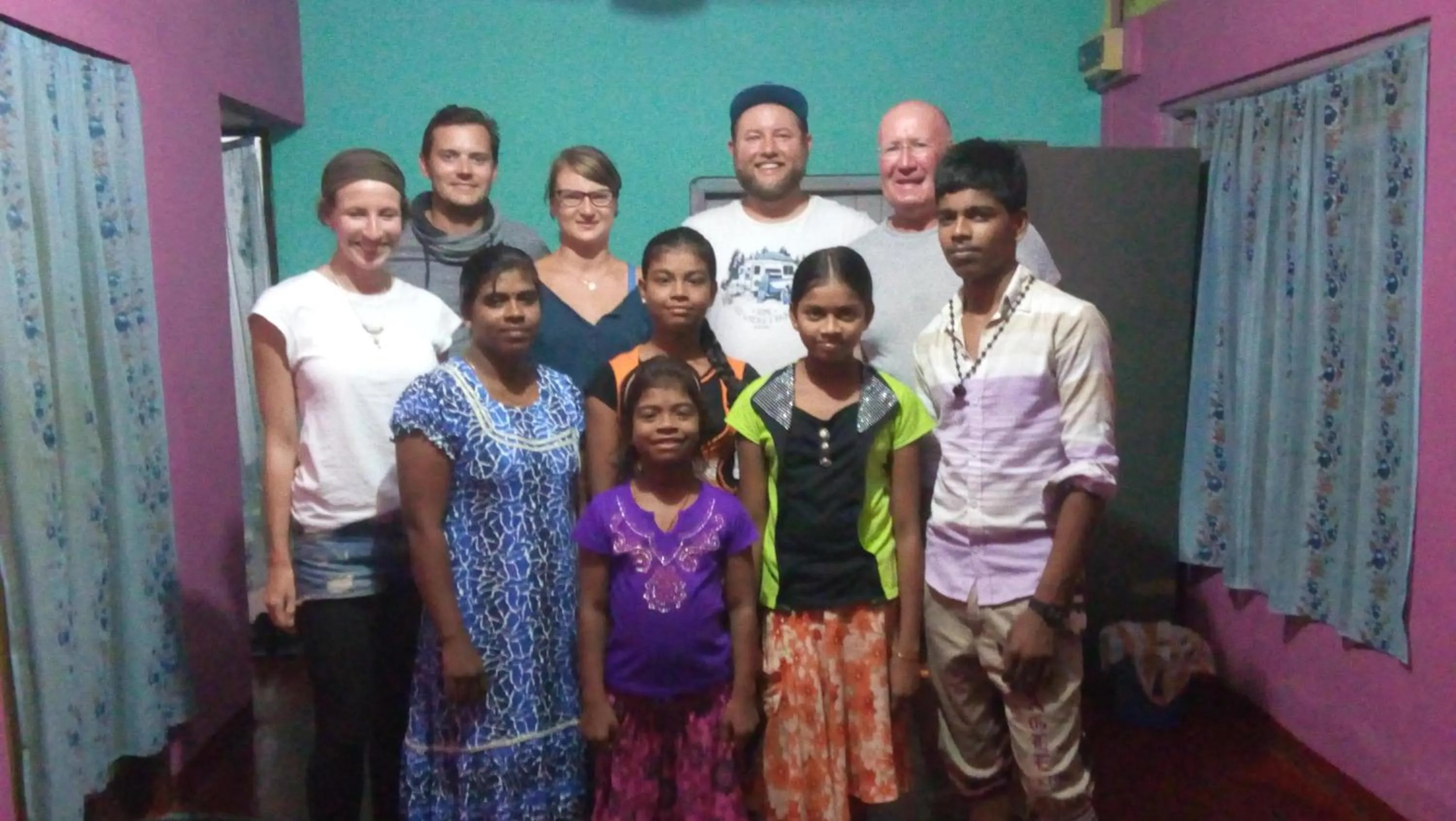 group of guests in Nilaveli Beach Rooms