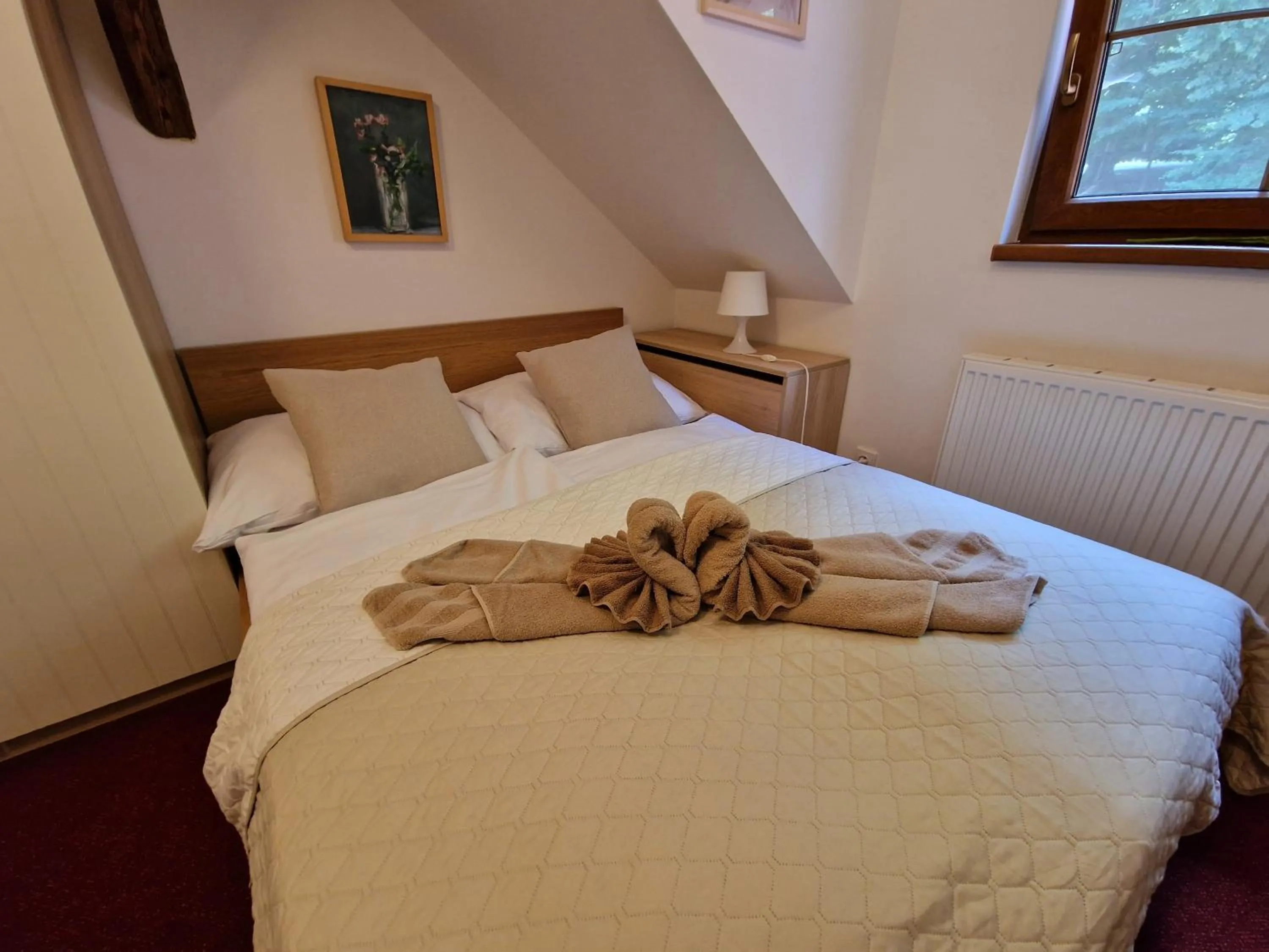 Bed in Wellness hotel Chata Jana