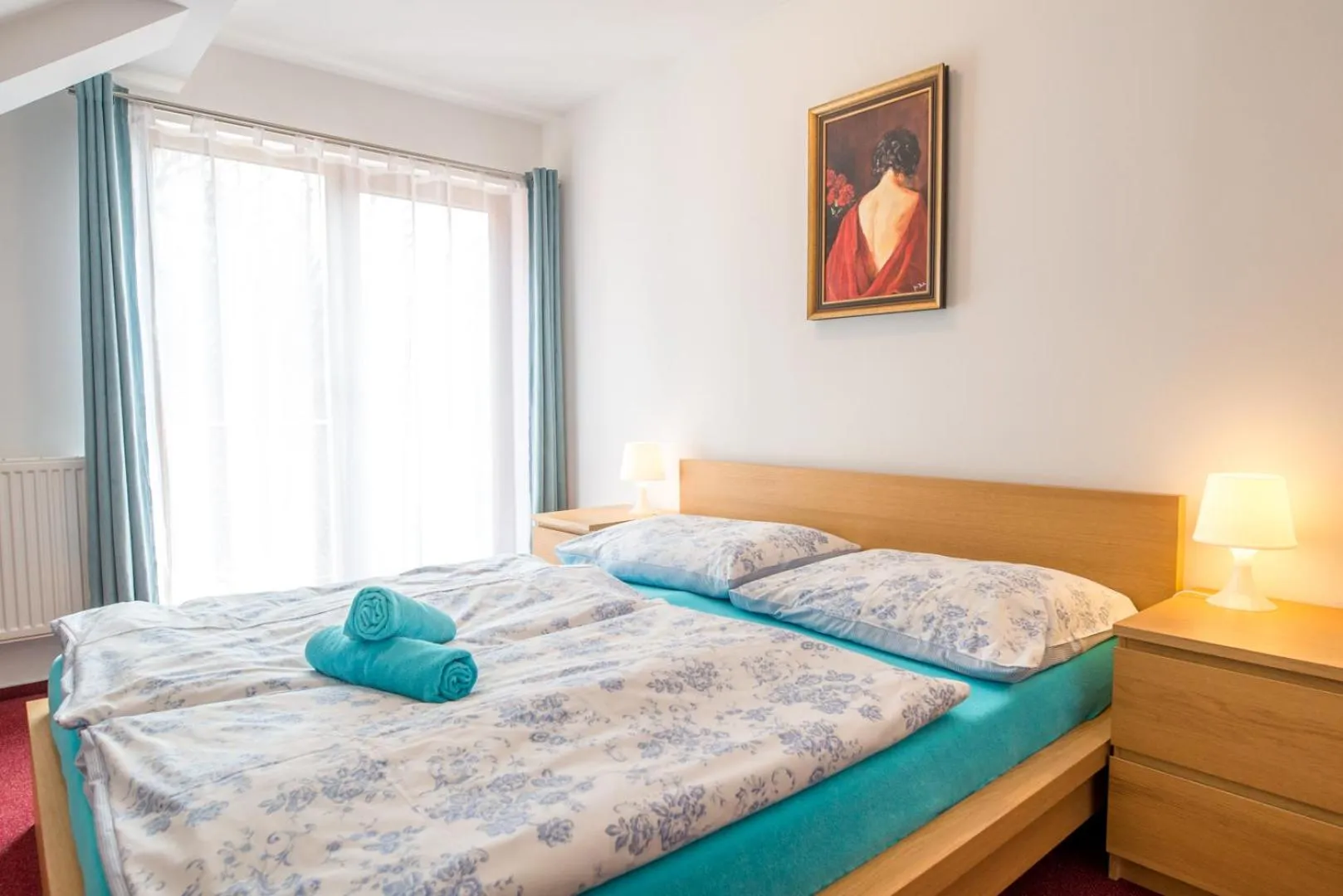 Bed in Wellness hotel Chata Jana