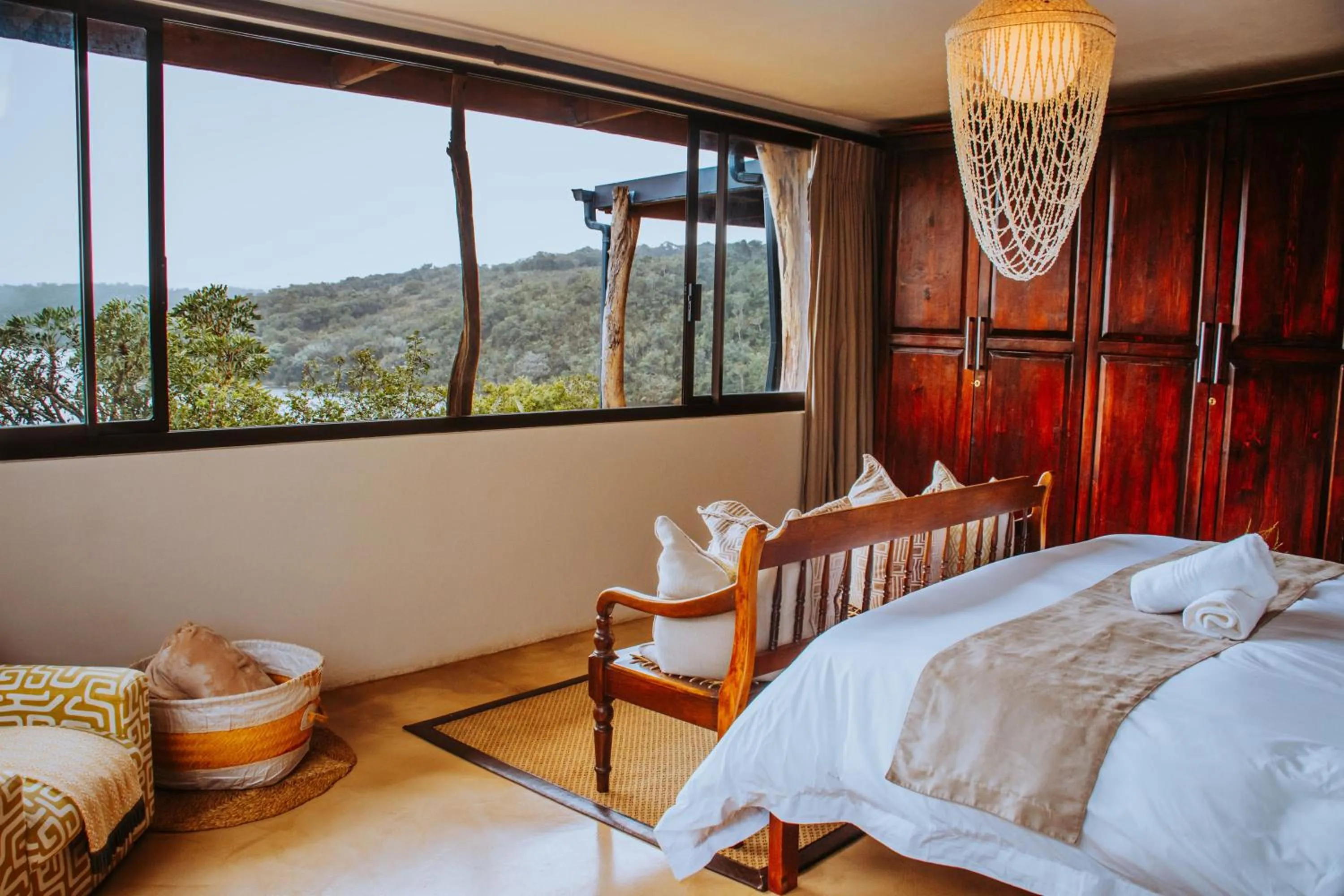 View (from property/room), Bed in African Safari Lodge