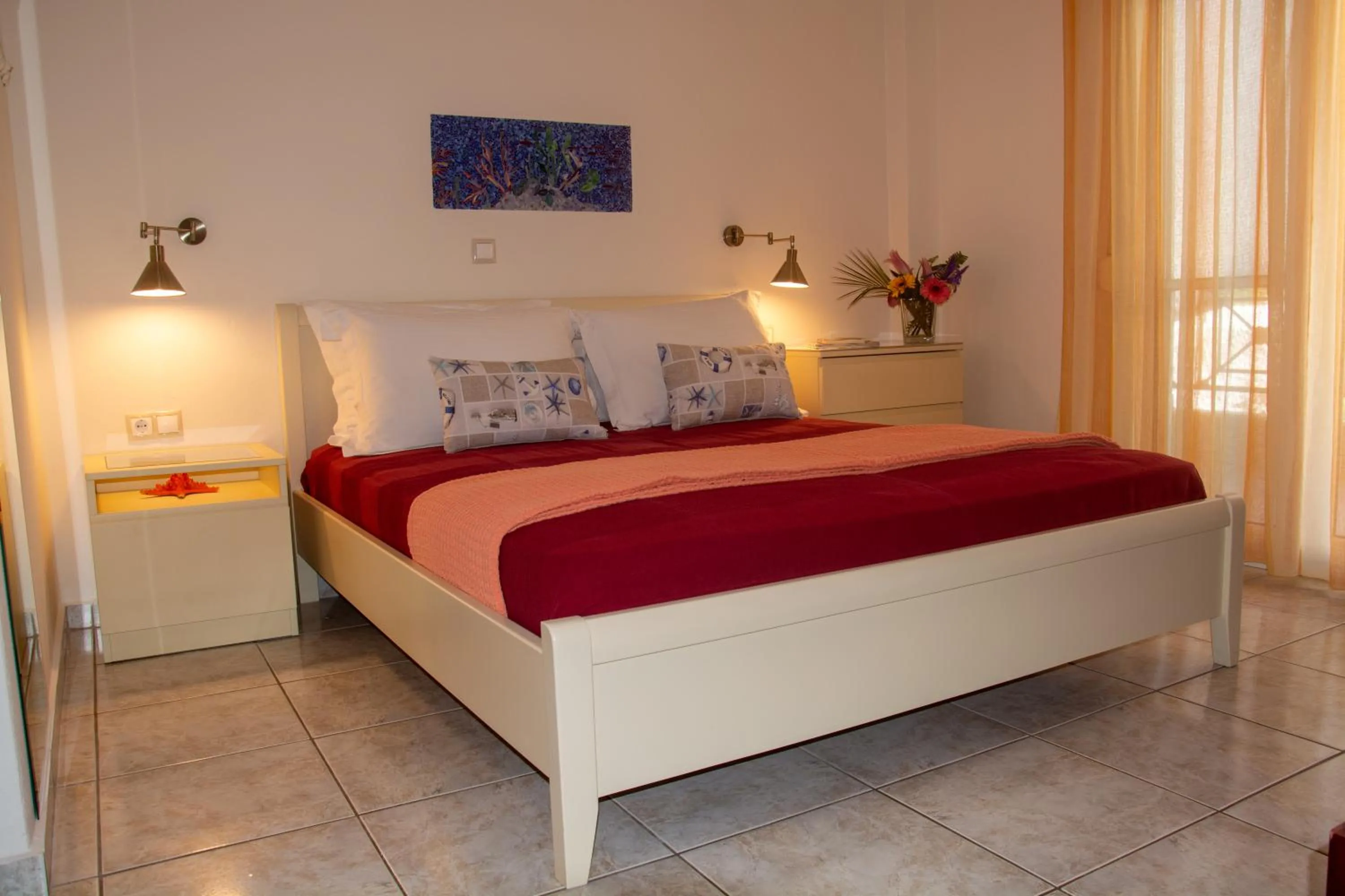 Bed in Aristea Studios