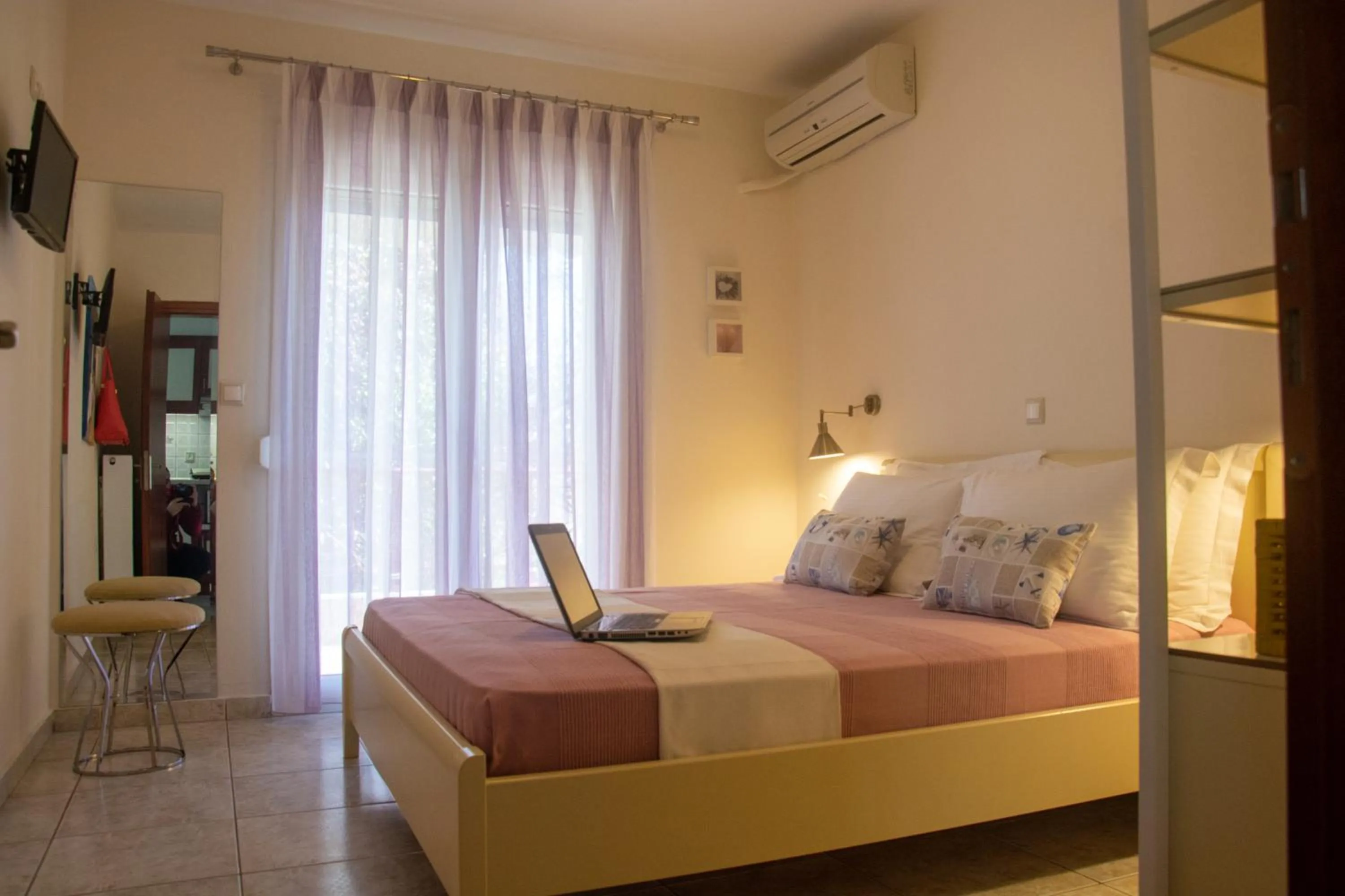 Bed in Aristea Studios