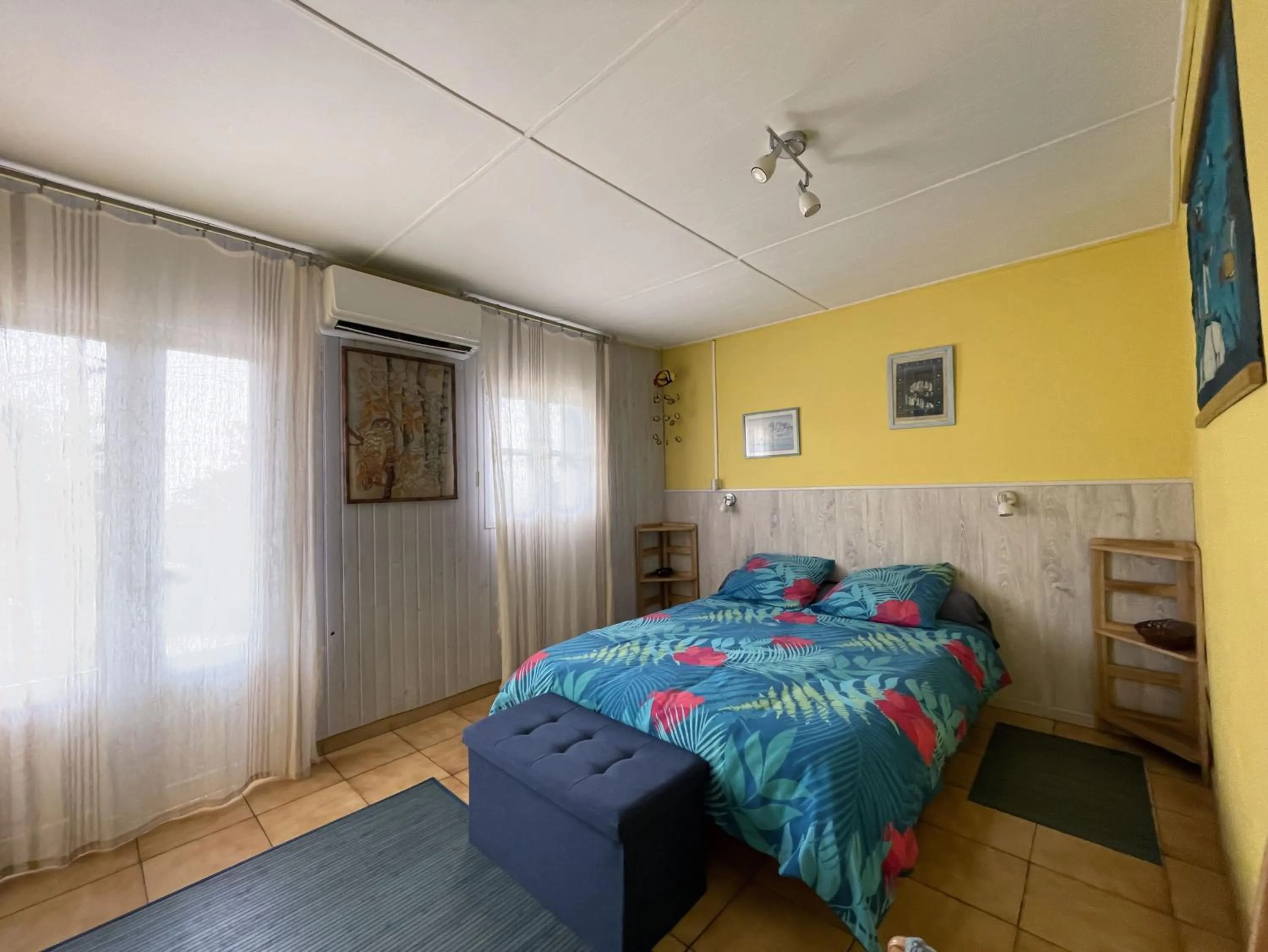Bed in Relais du Volcan