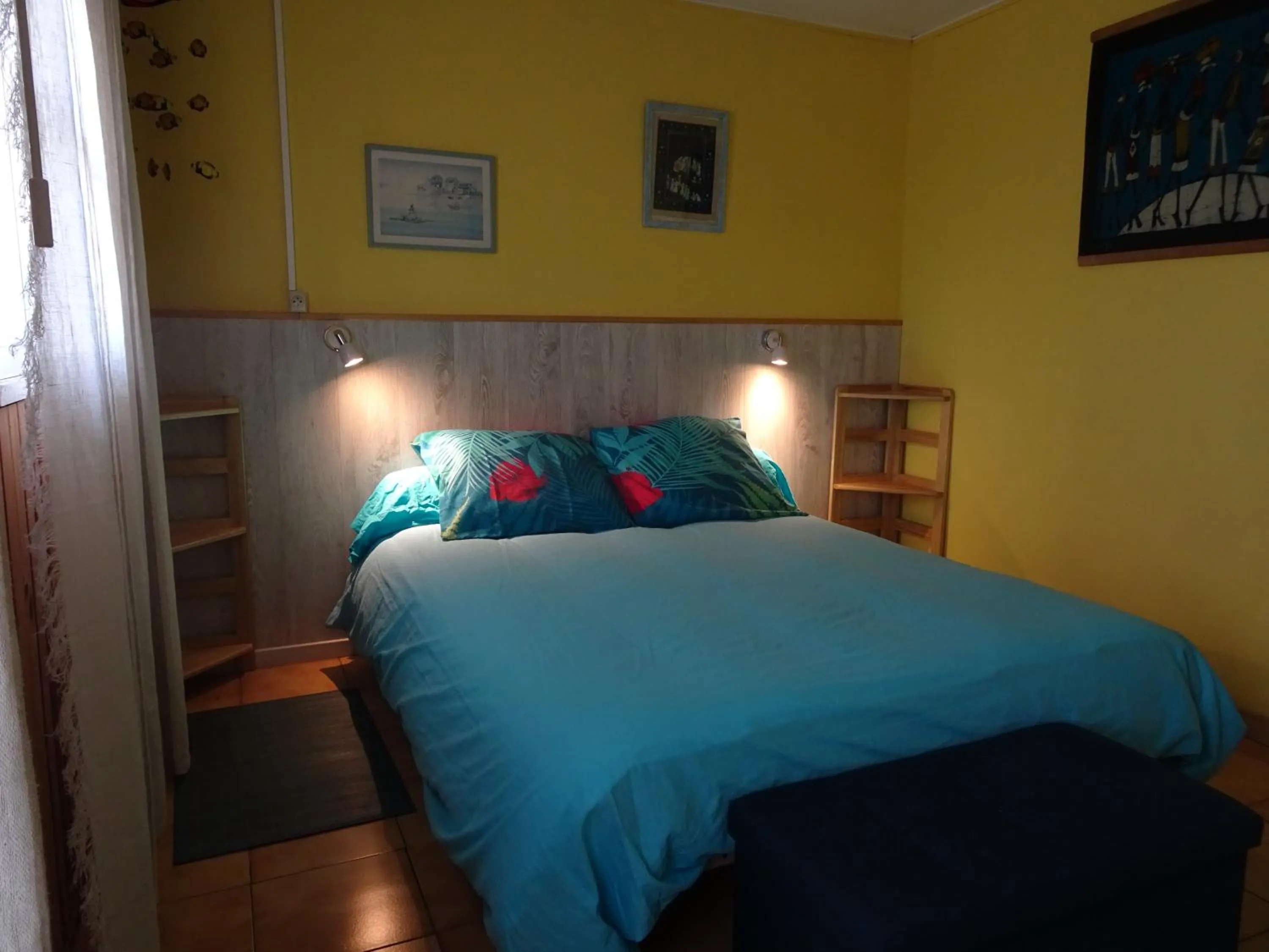 Natural landscape, Bed in Relais du Volcan