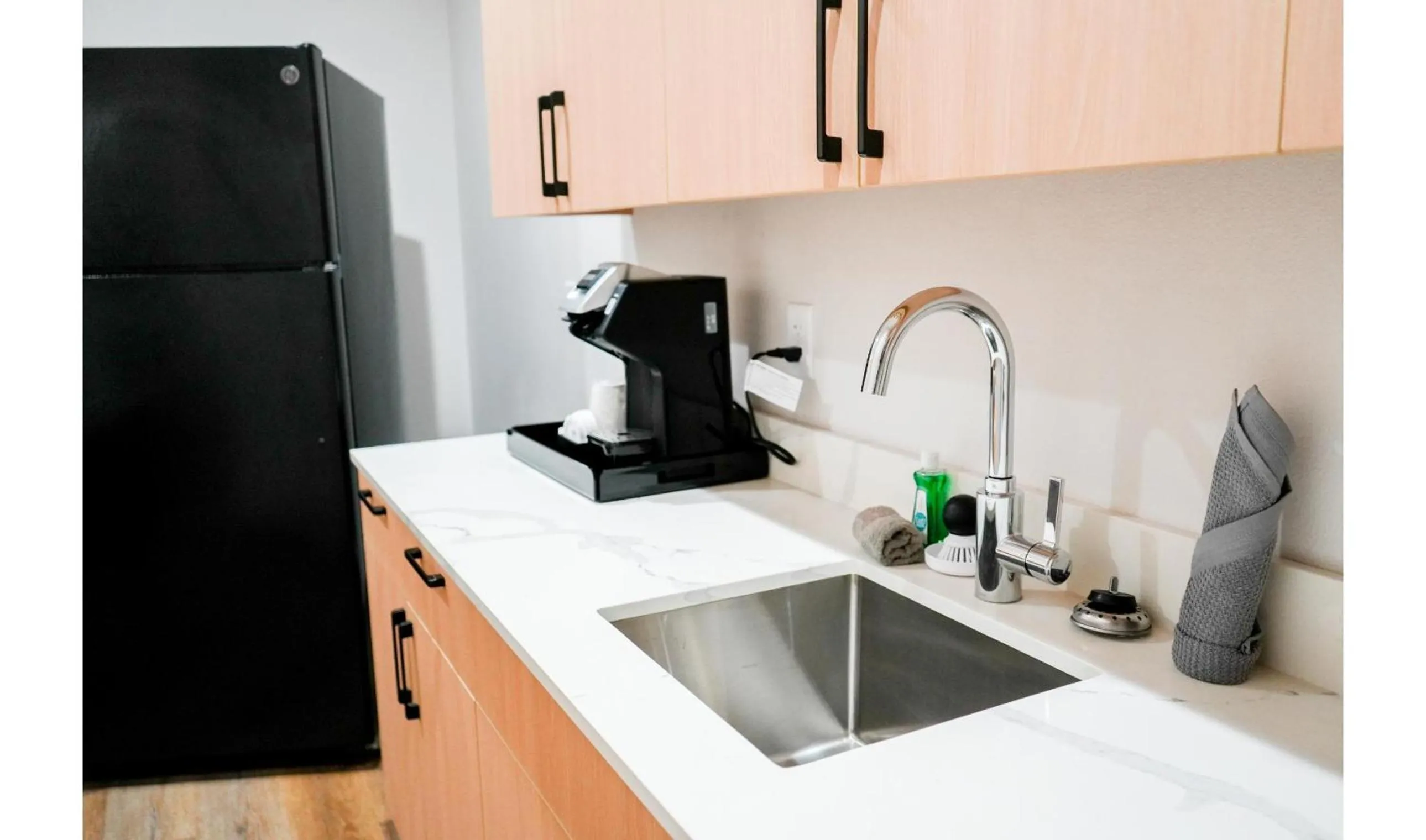 Kitchen or kitchenette in Hotel Lydia