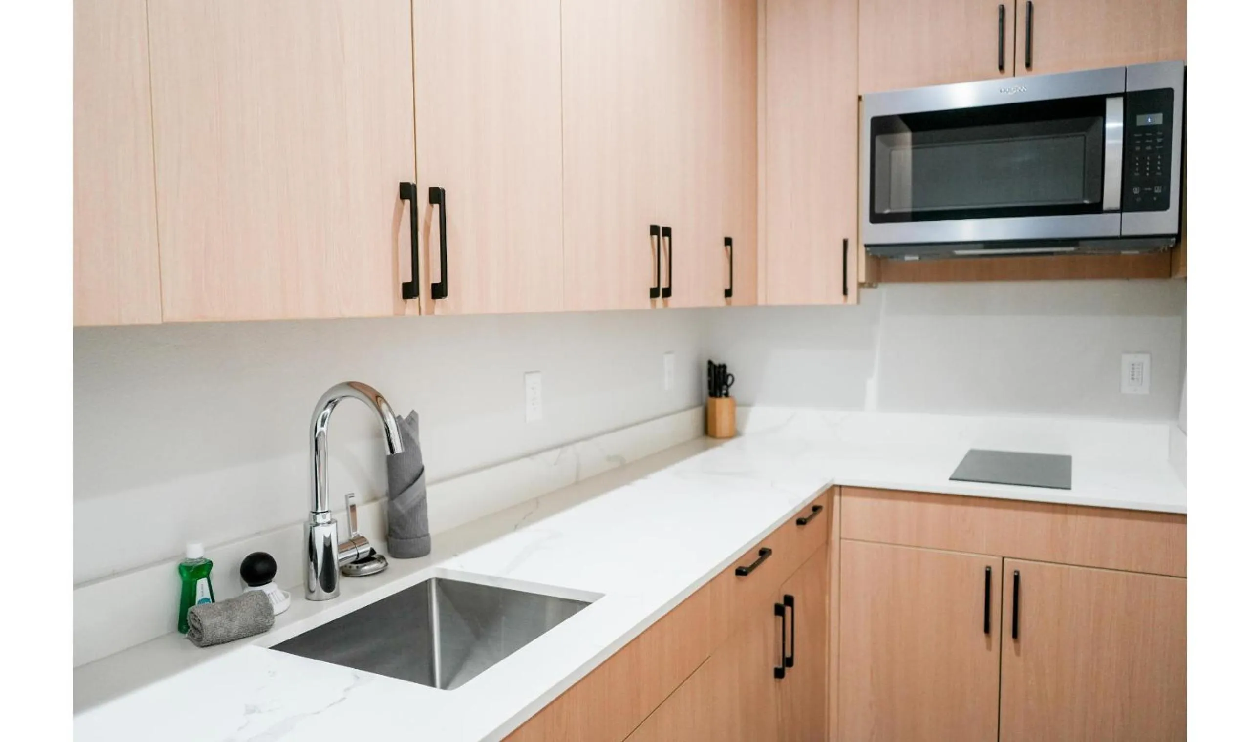 Kitchen or kitchenette in Hotel Lydia