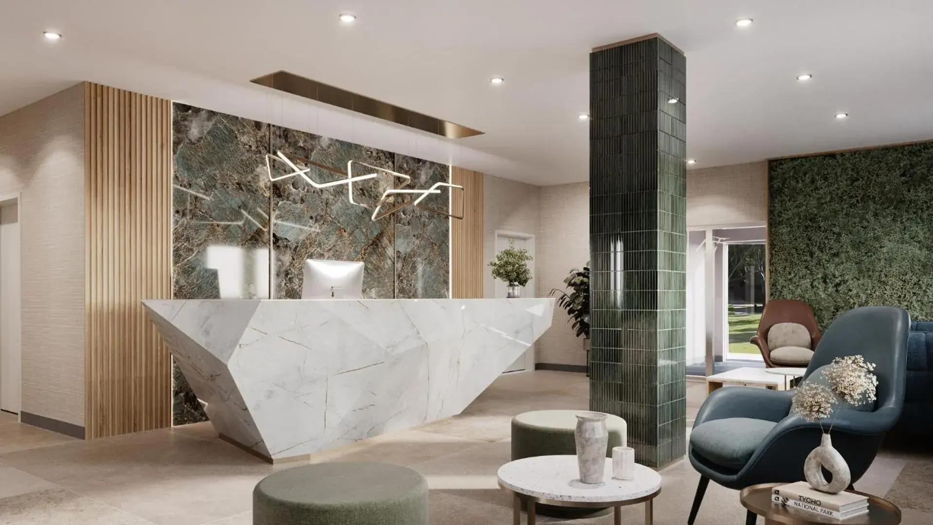 Lobby or reception in Hotel Lydia Lobby or reception in Hotel Lydia