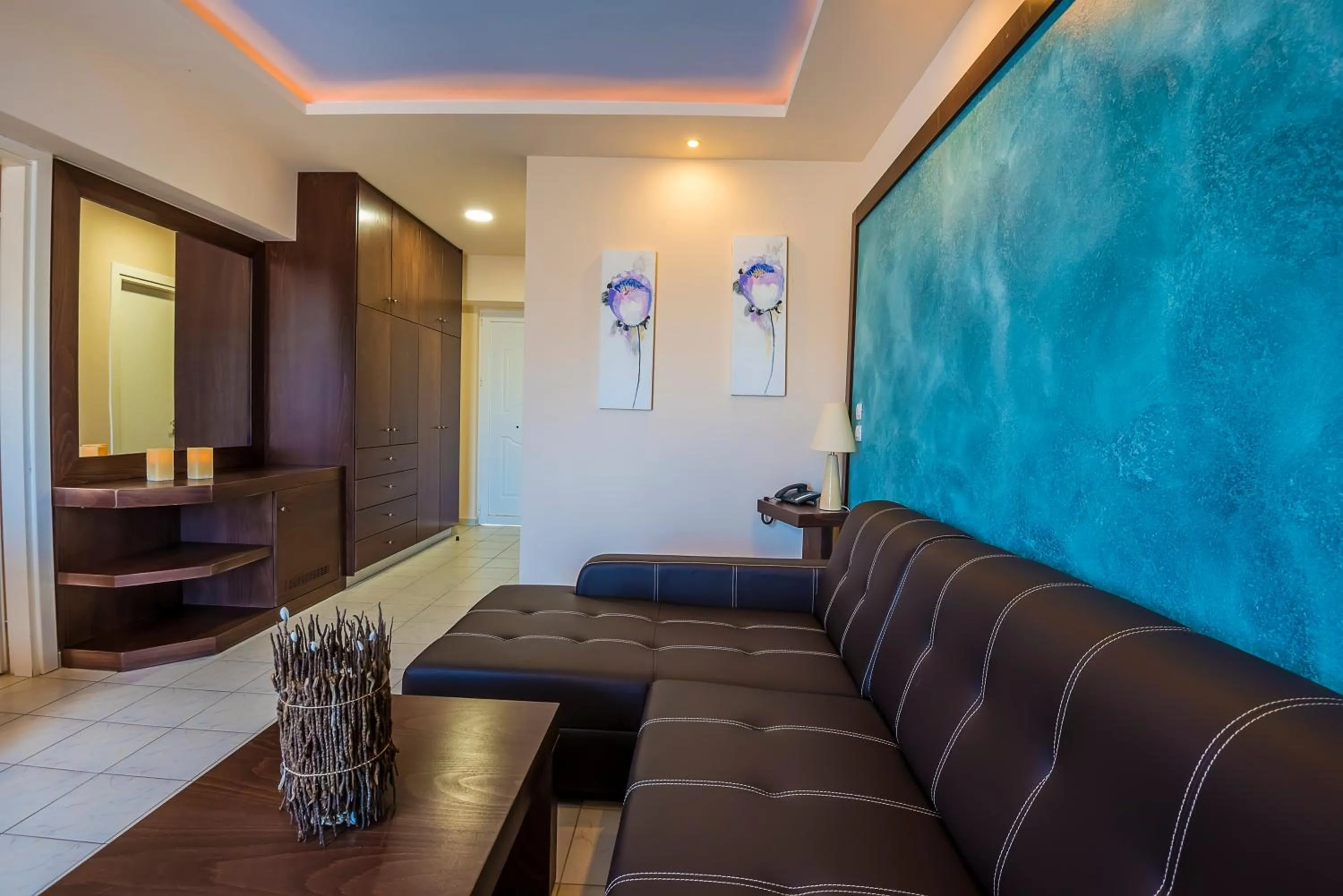 Seating area in Gaia Village