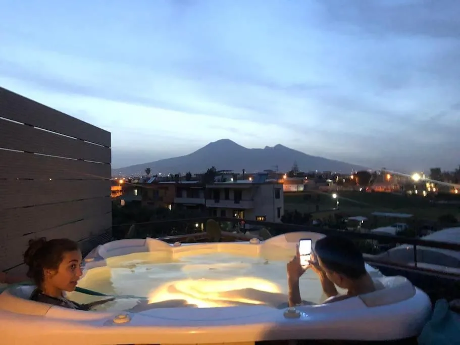 Night in Pompeii Garden House