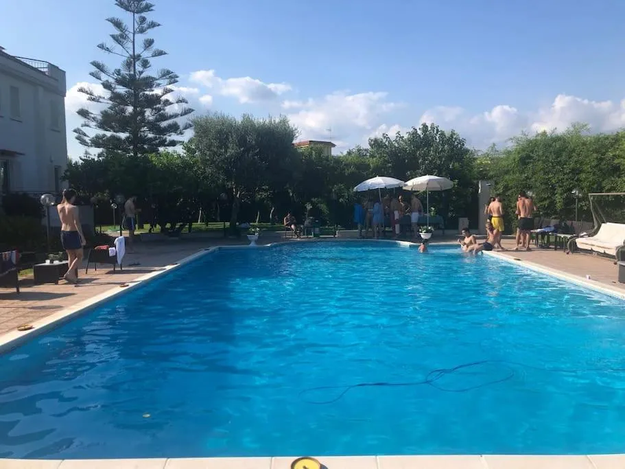Swimming pool in Pompeii Garden House