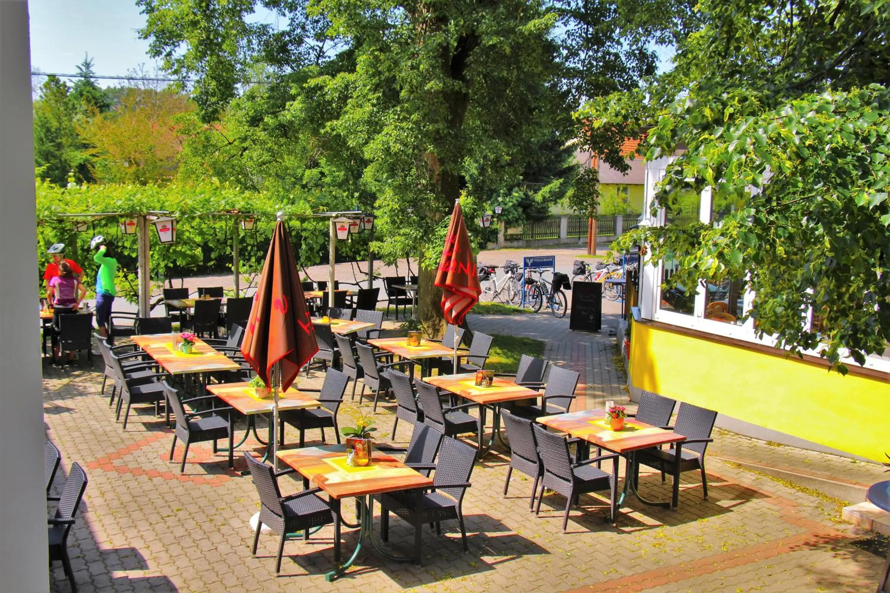 Balcony/Terrace in Gasthof Zum Lindenhof