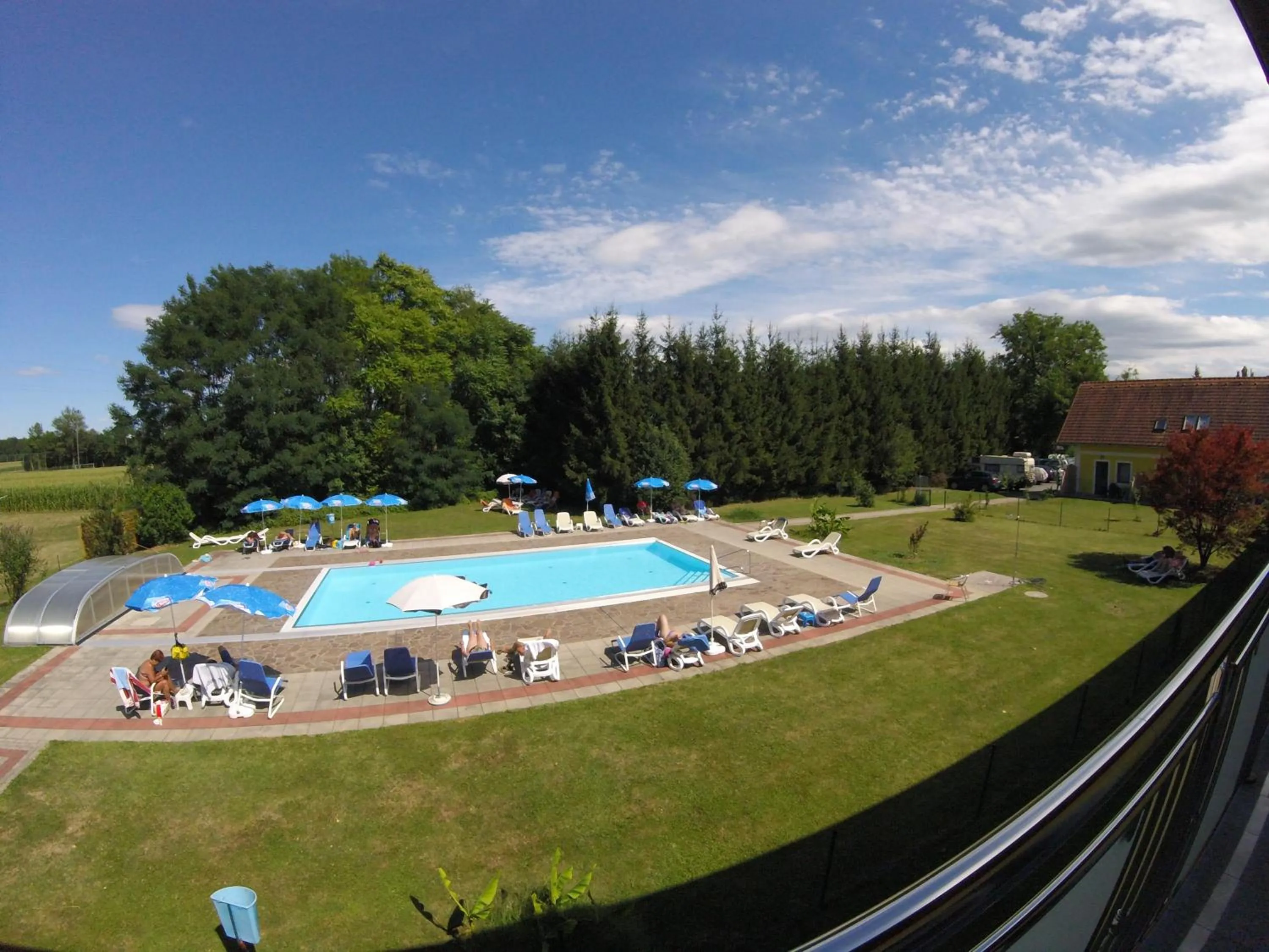 Pool view in Gasthof Zum Lindenhof