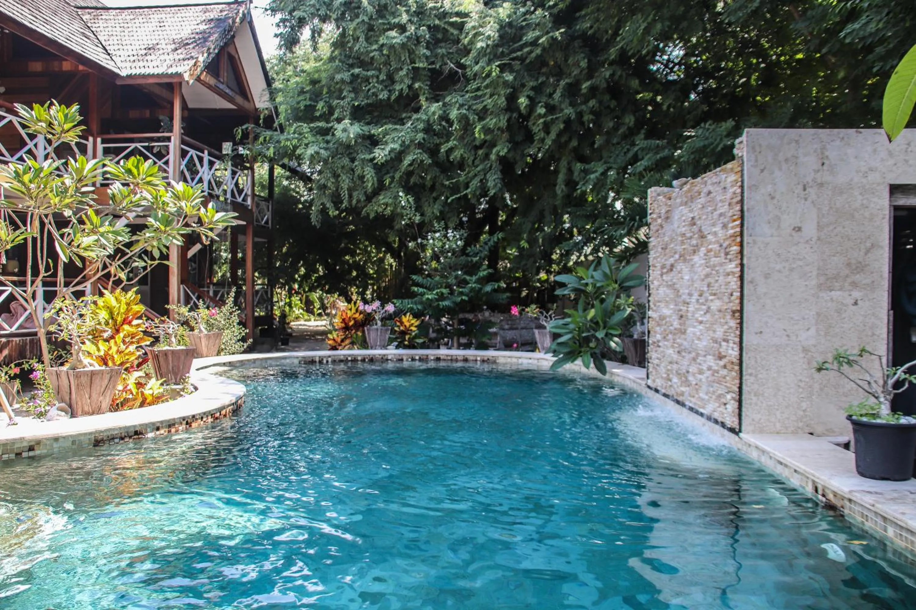 Garden View Villa in Serene Beach Villa