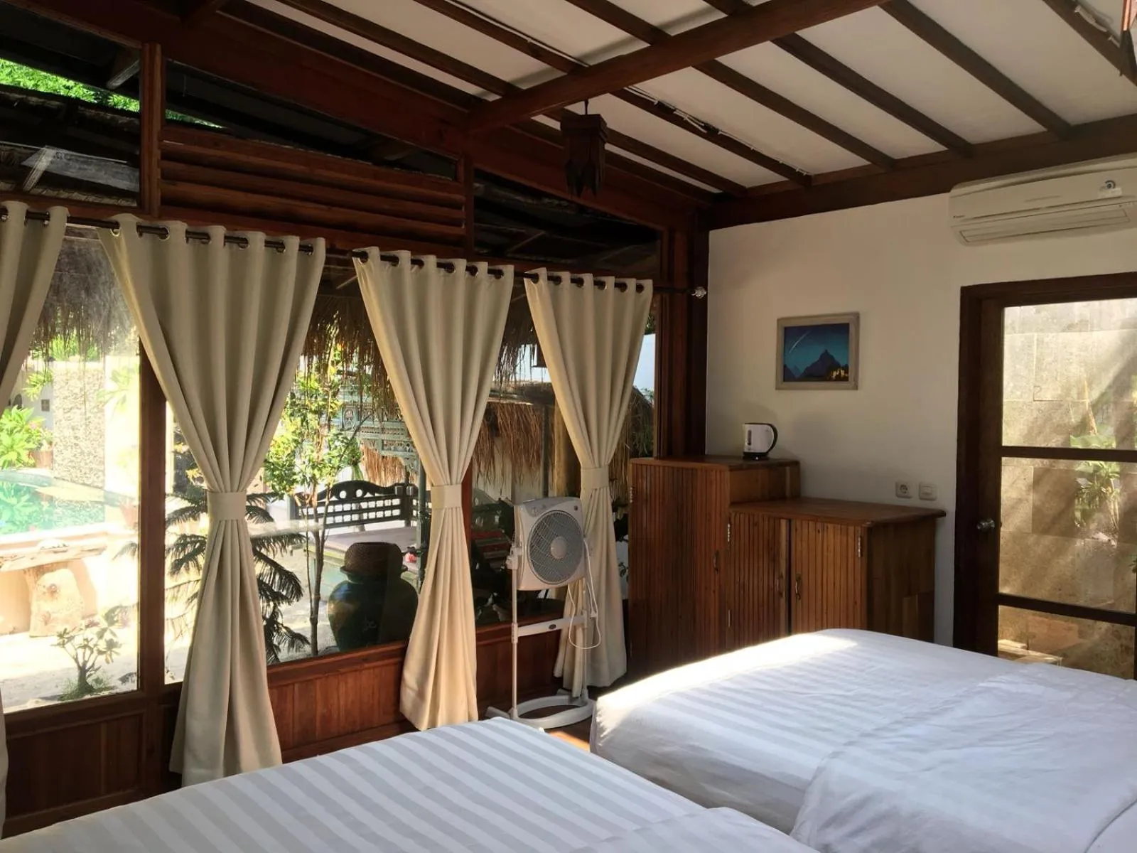 Bedroom, Bed in Serene Beach Villa