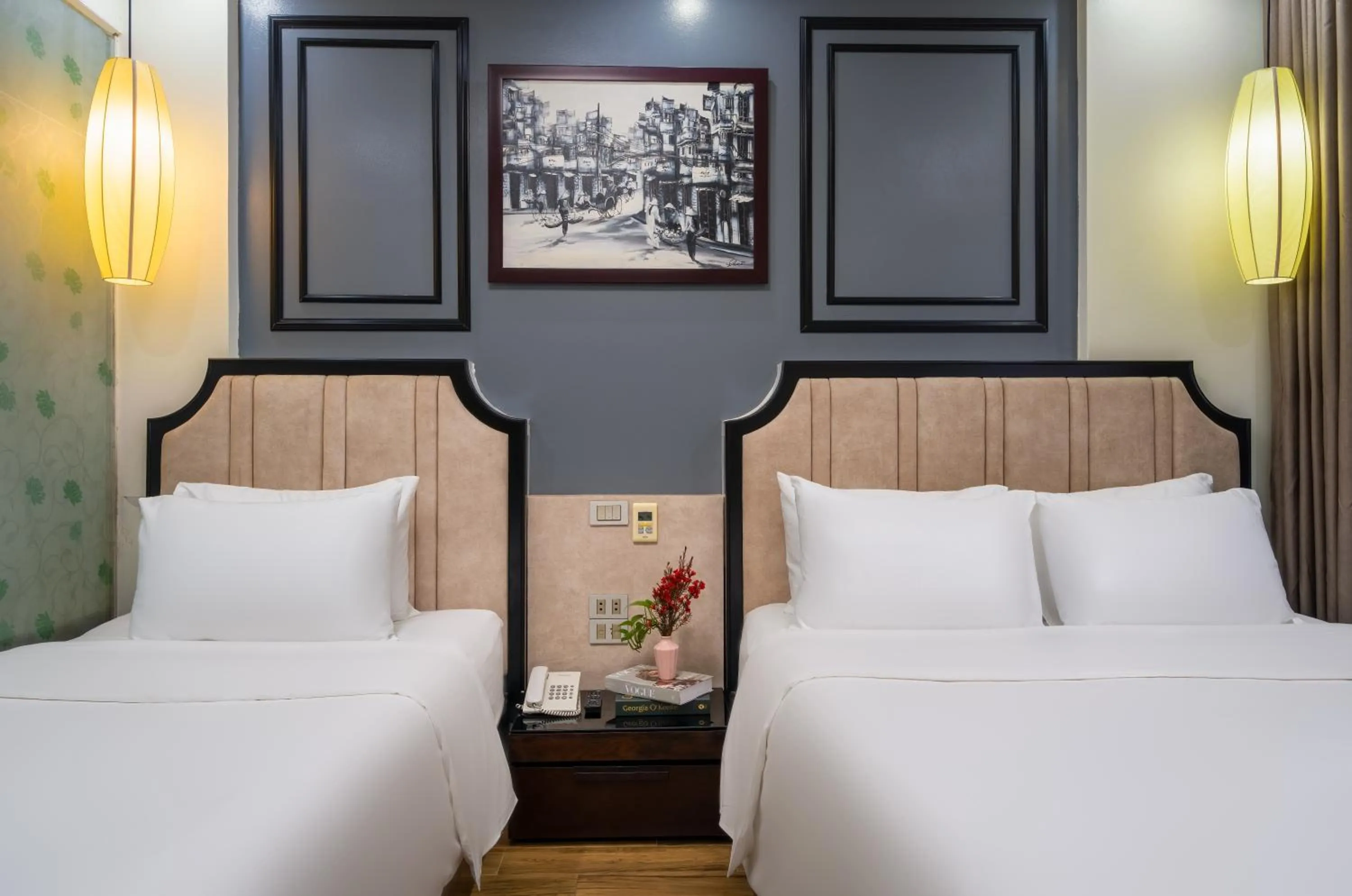 Bed in Bella Rosa Suite Hotel & Spa