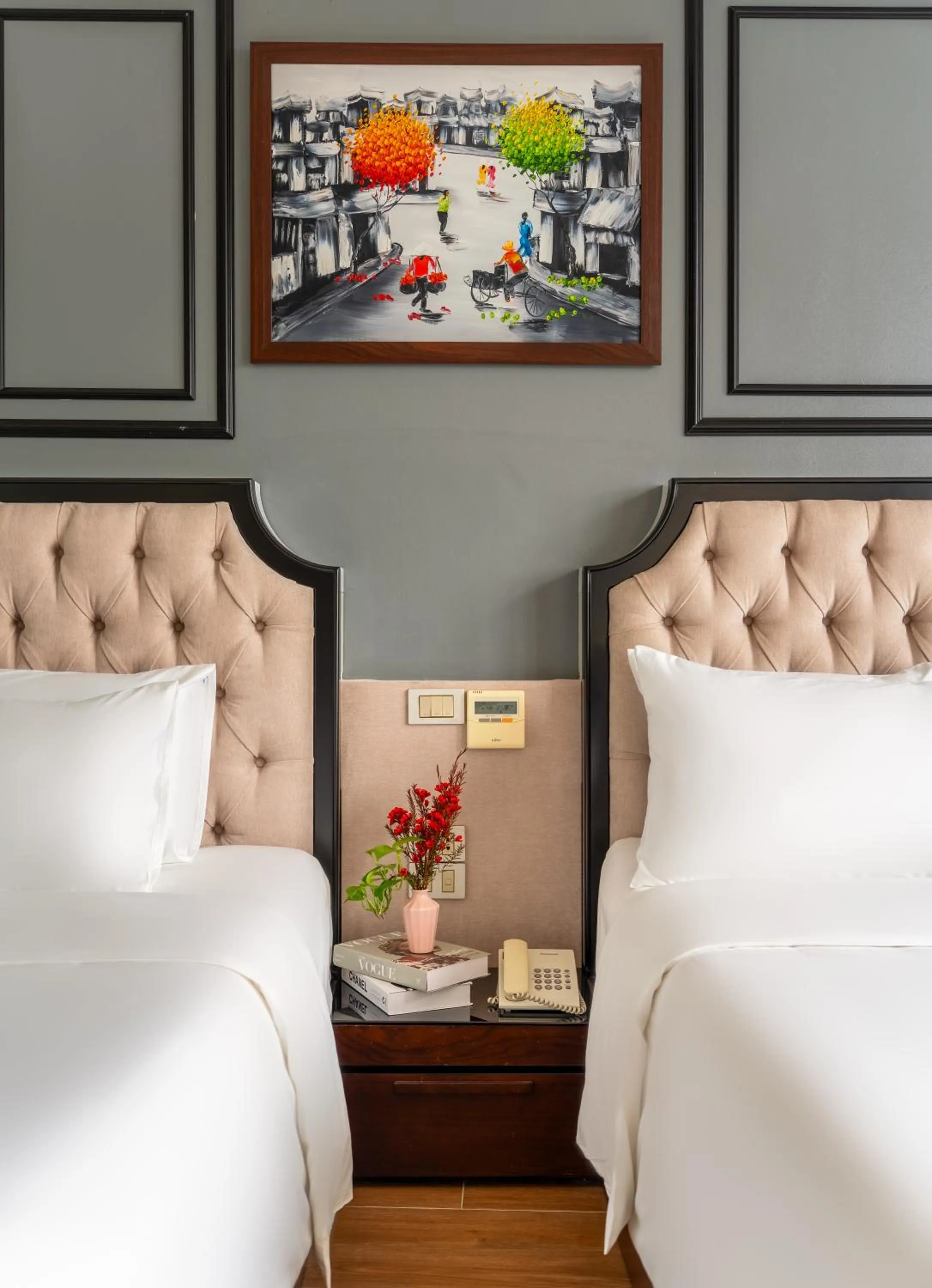 Bed in Bella Rosa Suite Hotel & Spa