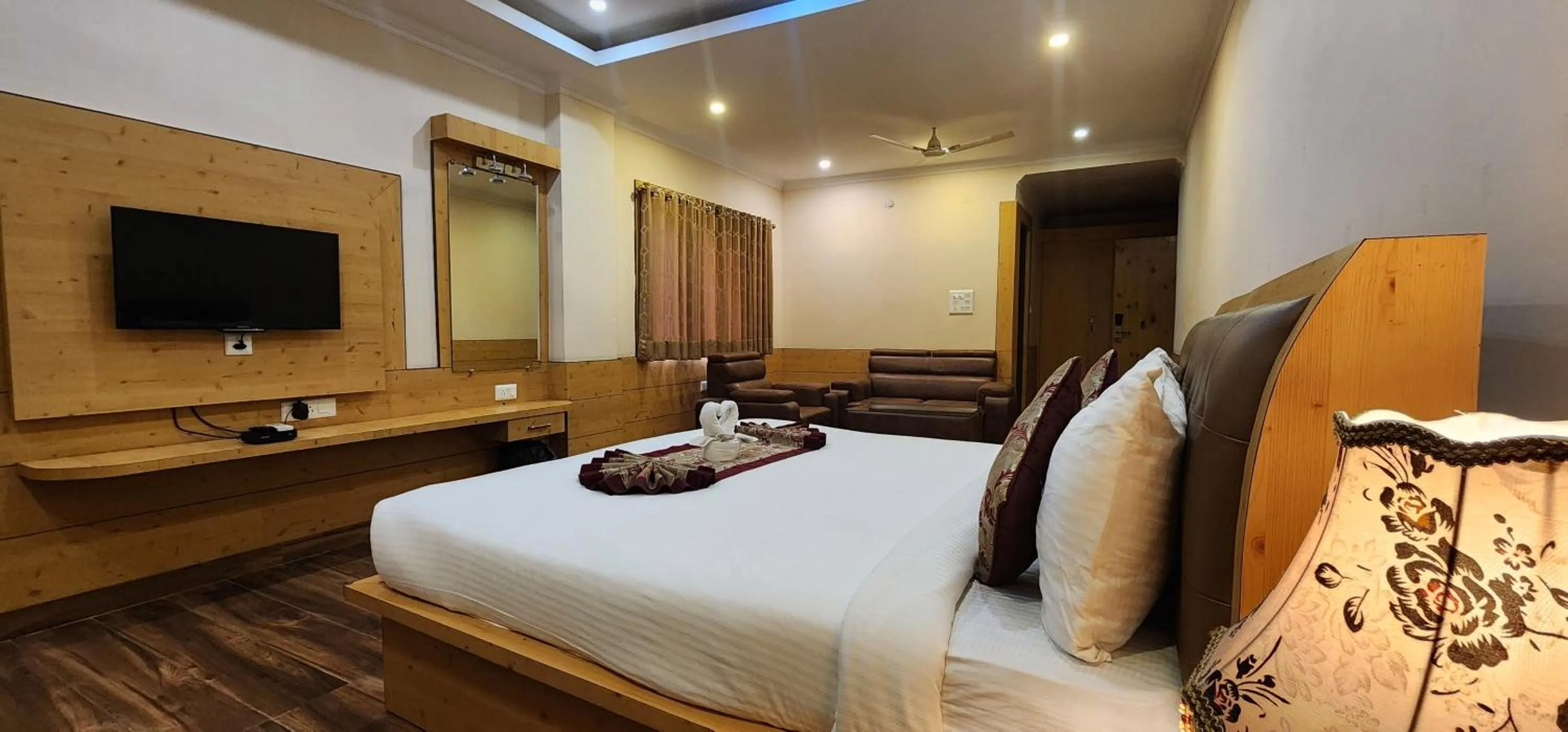 Bedroom, Bed in Quartz Himalayan Brothers