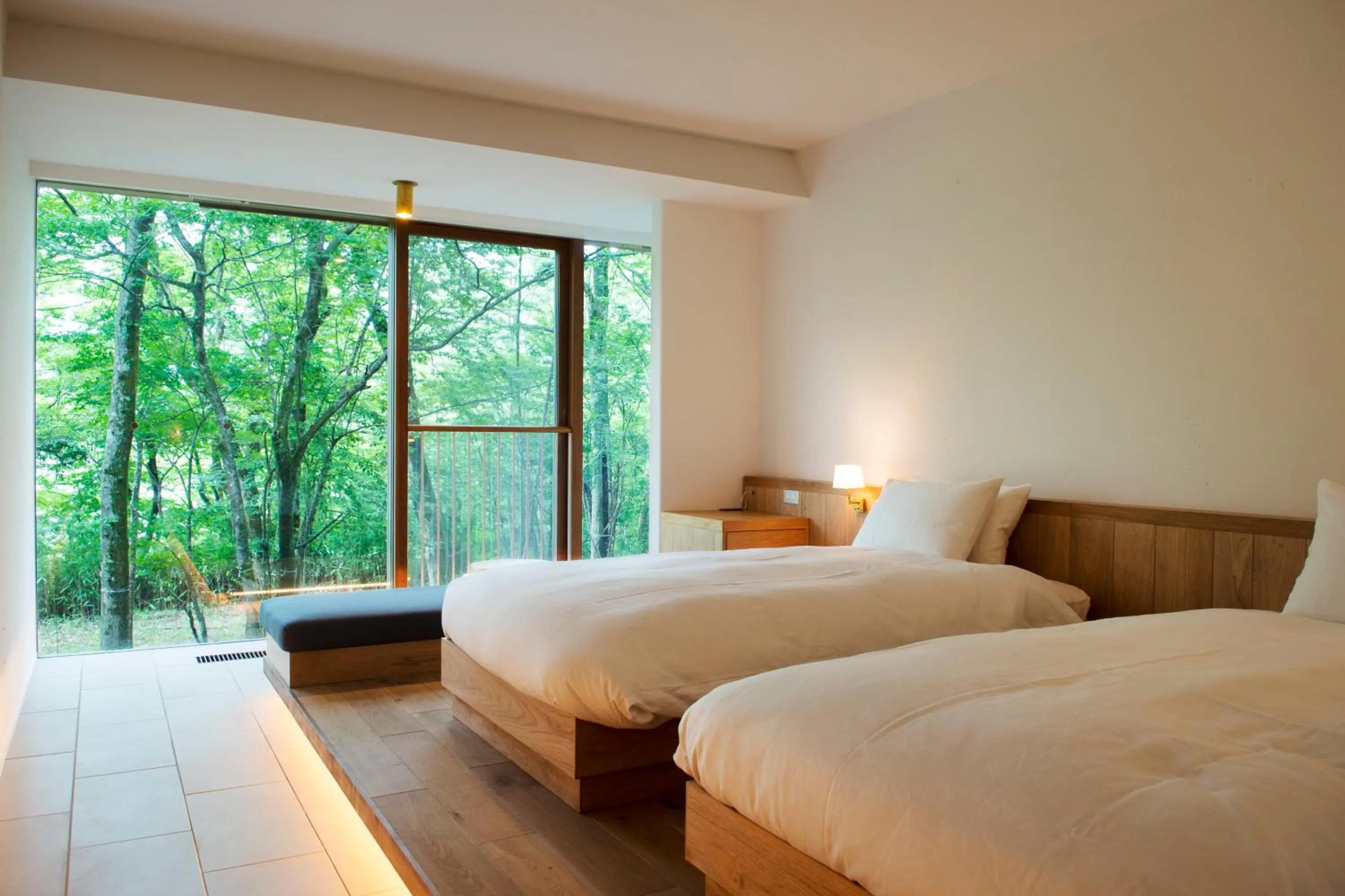 Photo of the whole room, Bed in Hakone Retreat Före