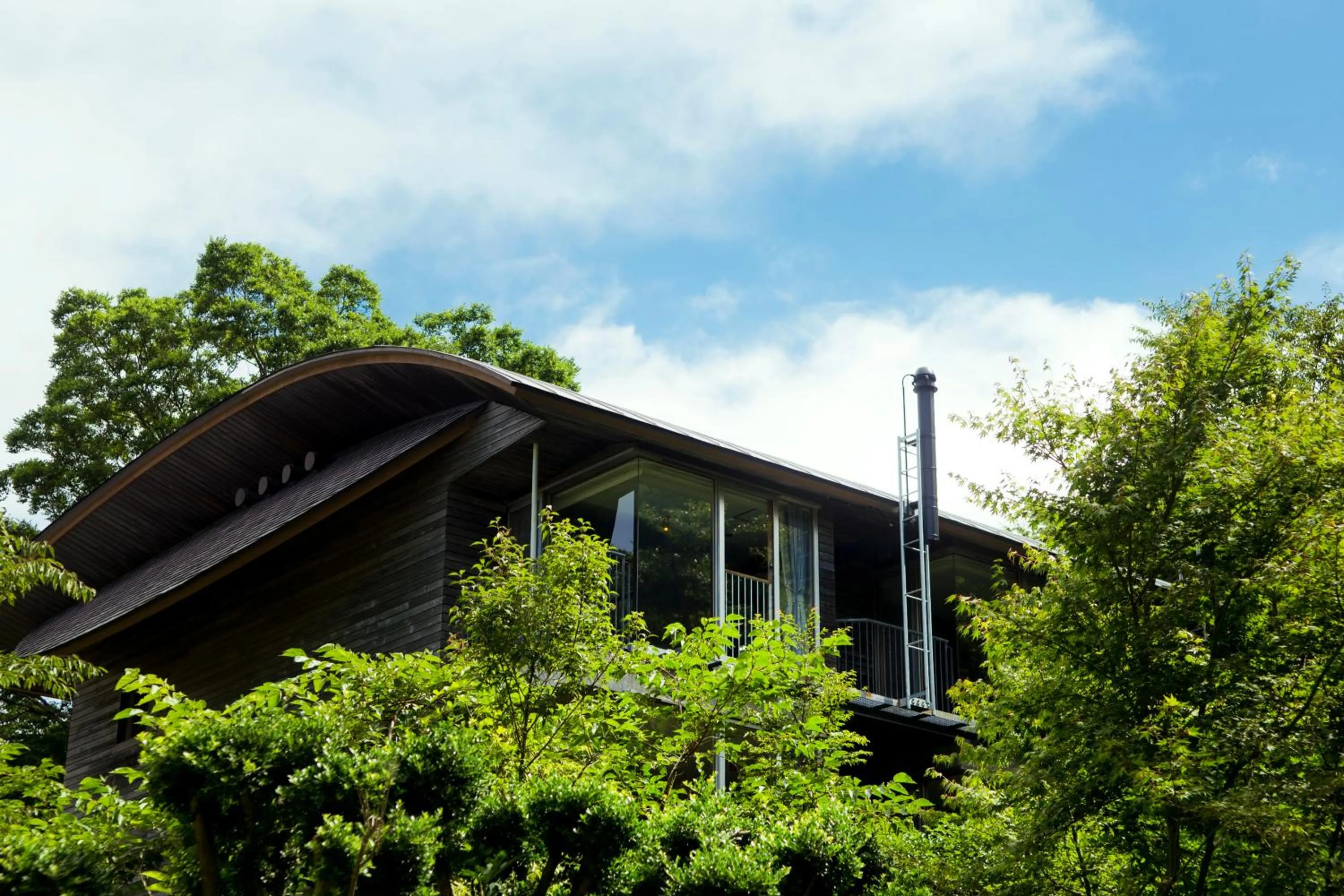 View (from property/room) in Hakone Retreat Före