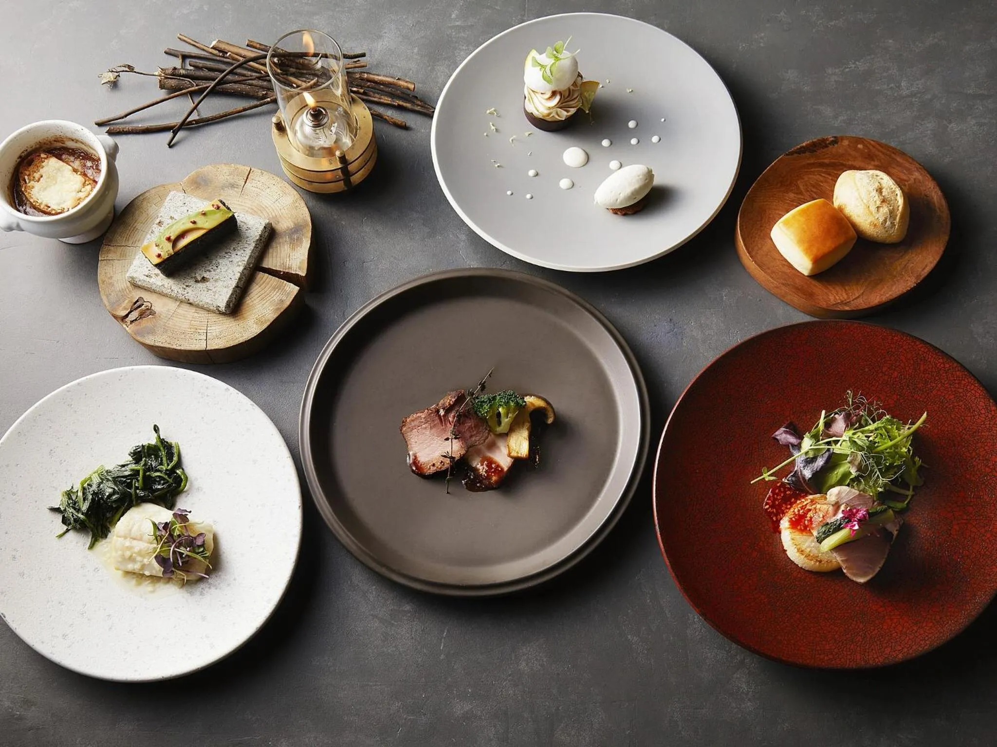 Dinner in Hakone Retreat Före