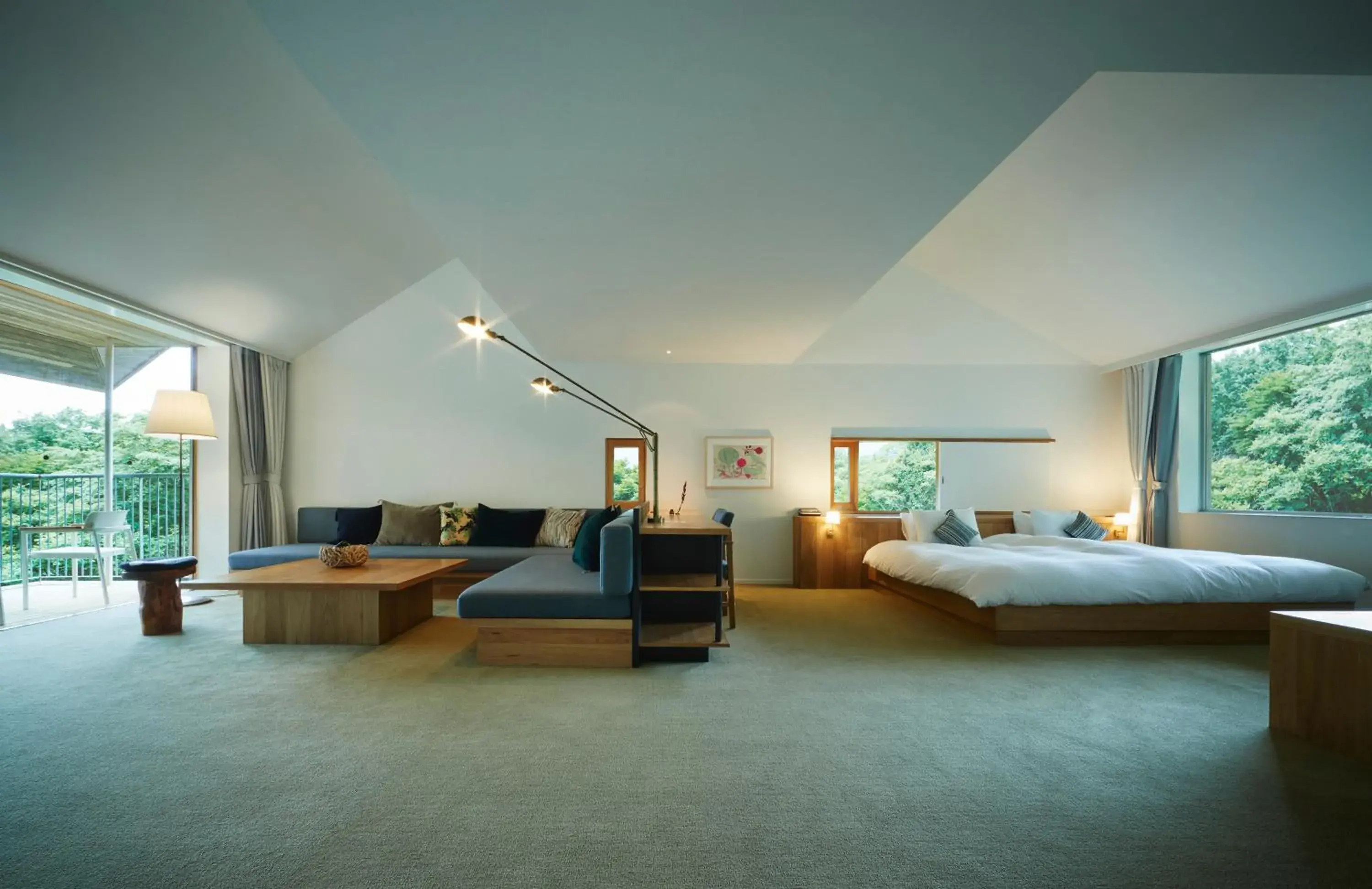 Photo of the whole room, Bed in Hakone Retreat Före Photo of the whole room, Bed in Hakone Retreat Före