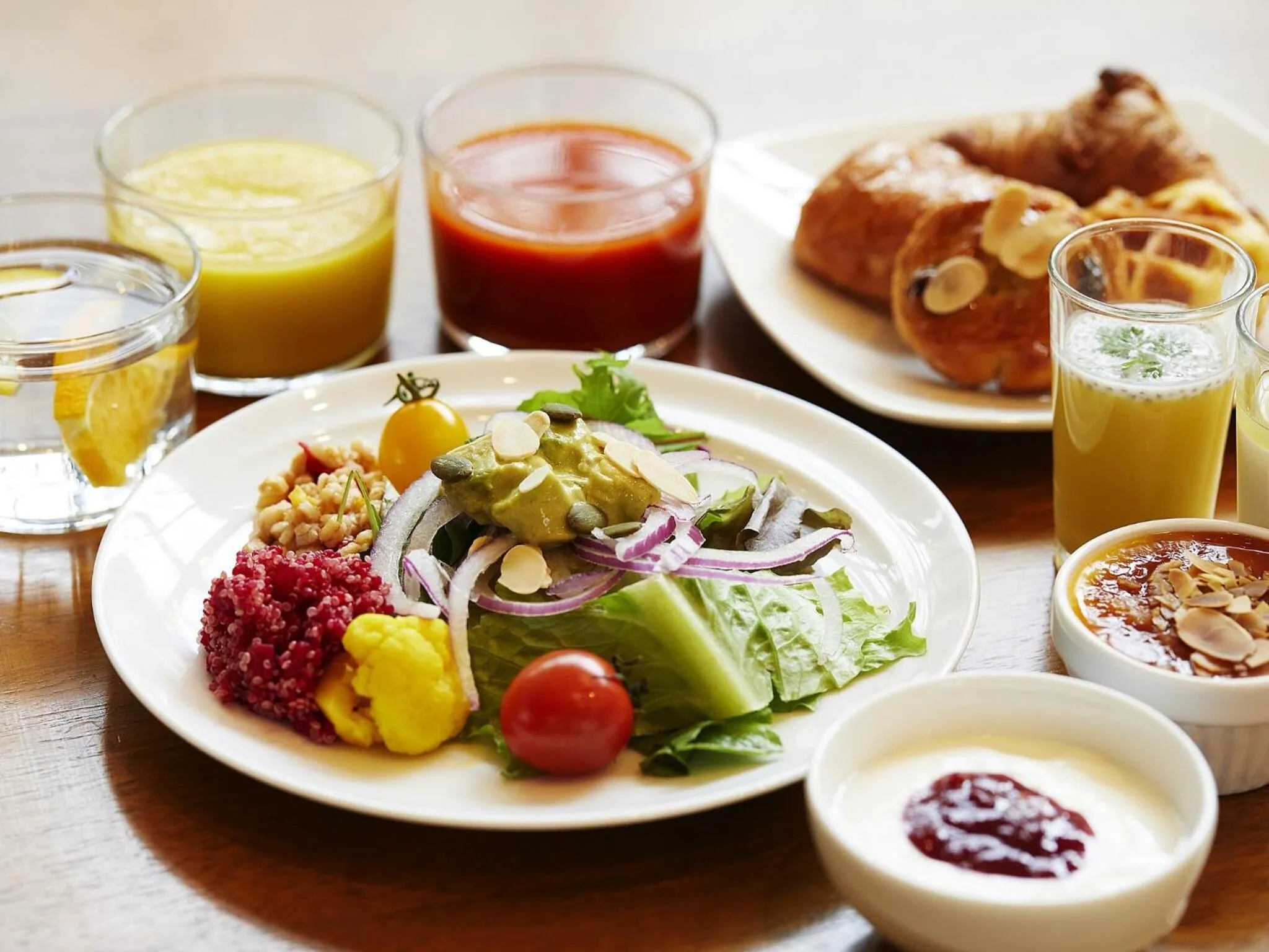 Breakfast in Hakone Retreat Före