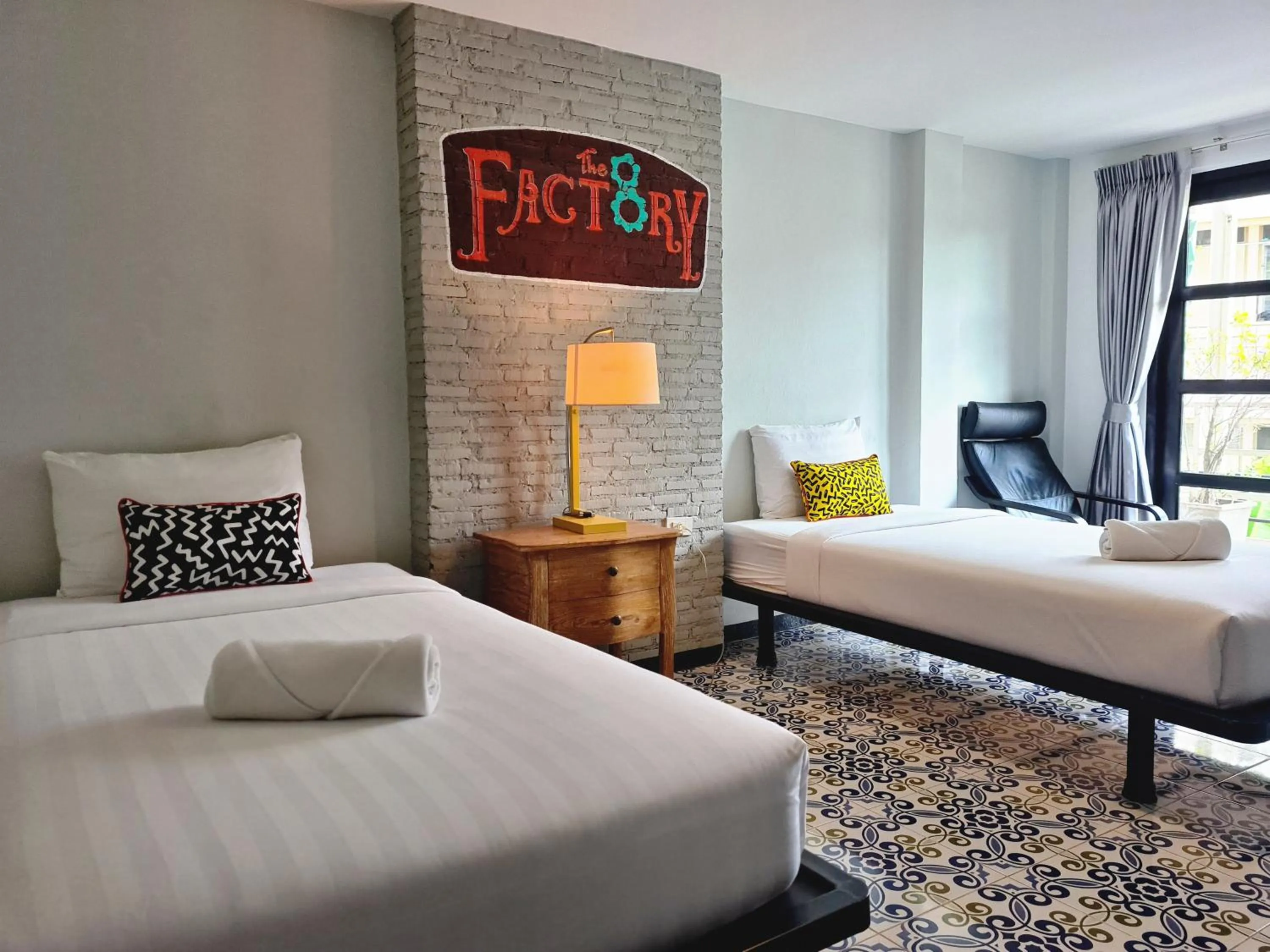 Bedroom, Bed in The 8 Factory Hotel Phitsanulok