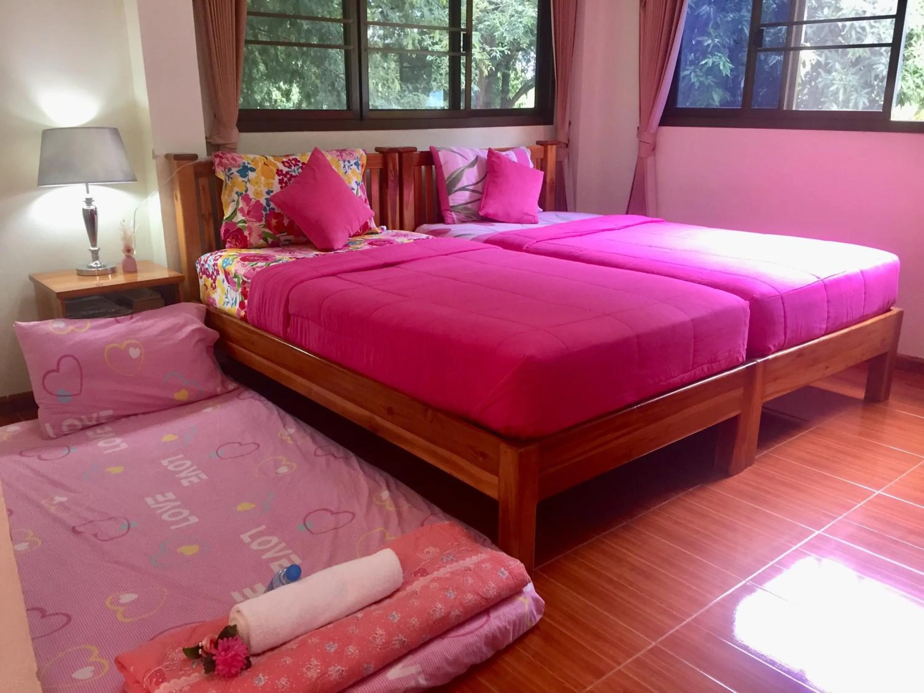 Bed in Yayee Homestay