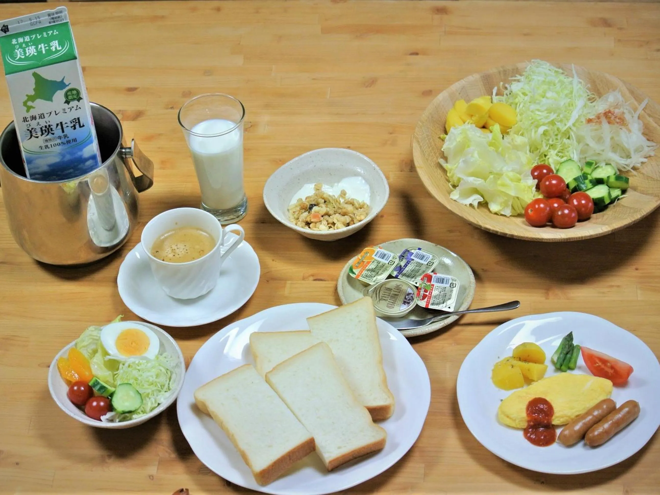 Buffet breakfast in Pension Megumiyuki