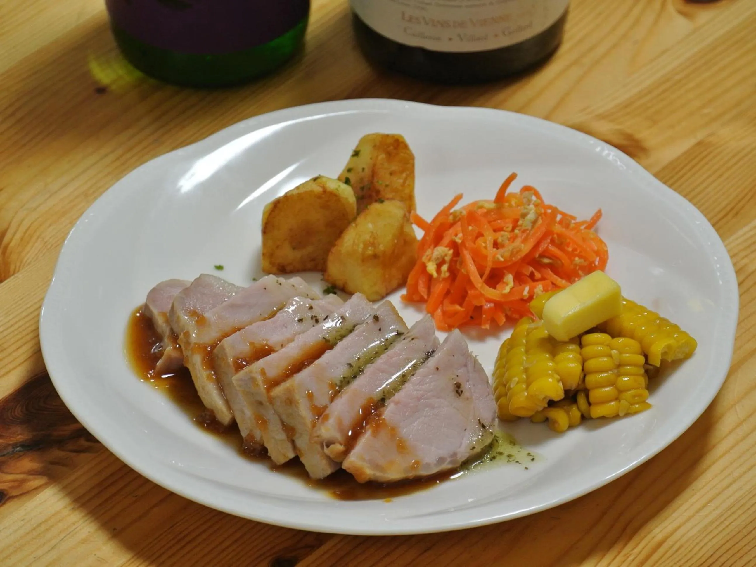 Dinner in Pension Megumiyuki