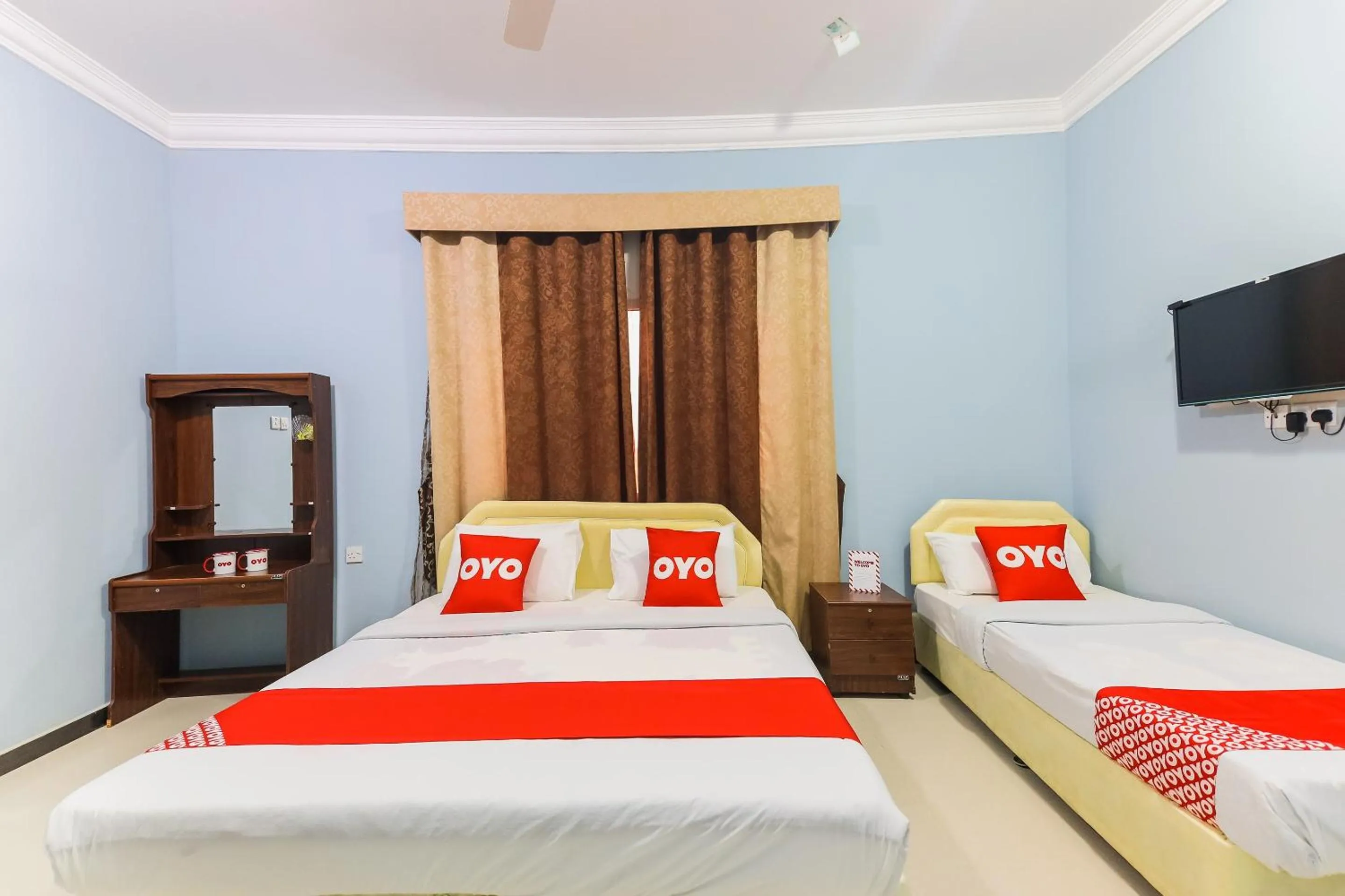 Bedroom, Bed in Super OYO 110 Ras Al Hadd Guest House