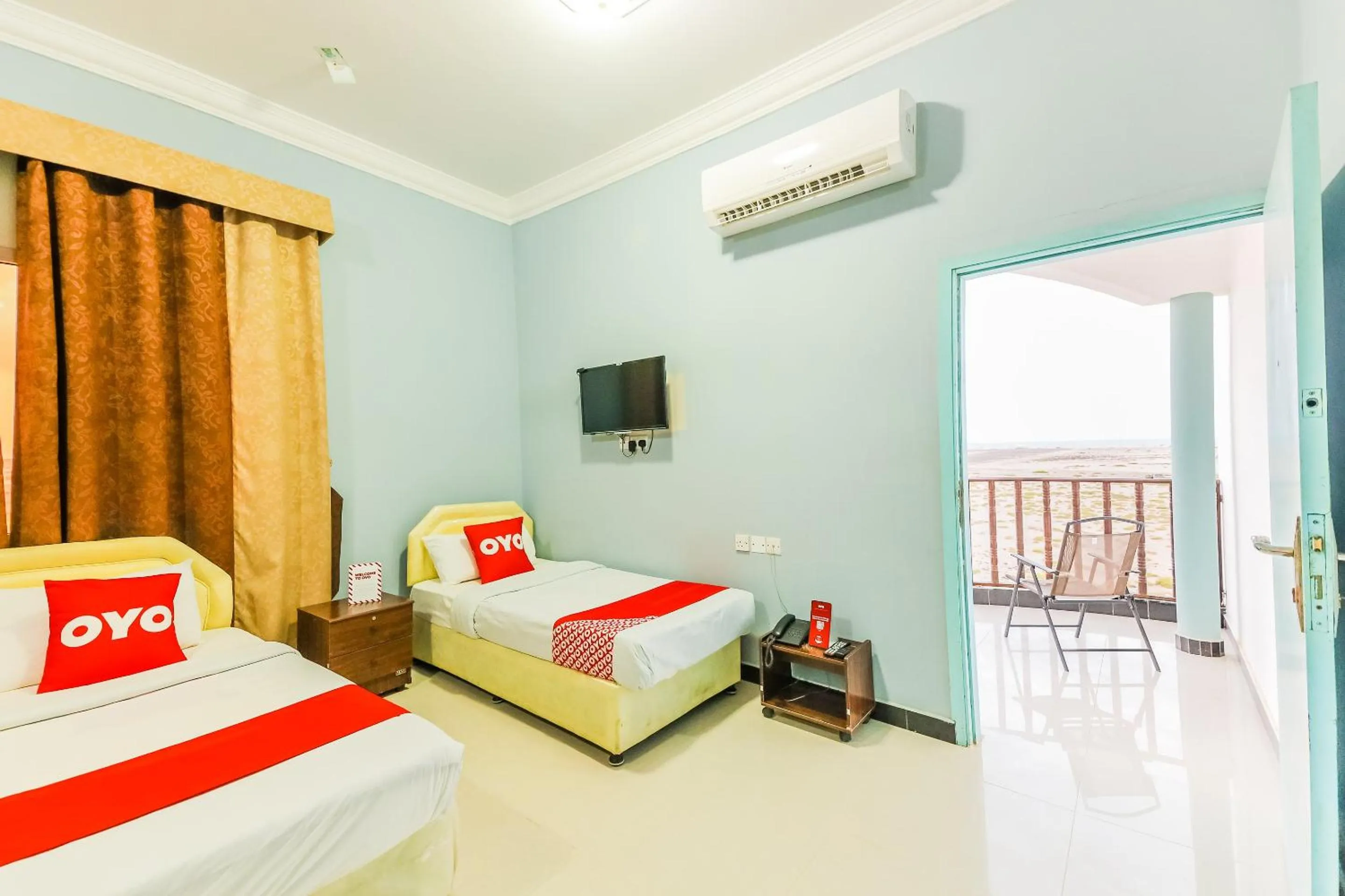 Bedroom, Bed in Super OYO 110 Ras Al Hadd Guest House