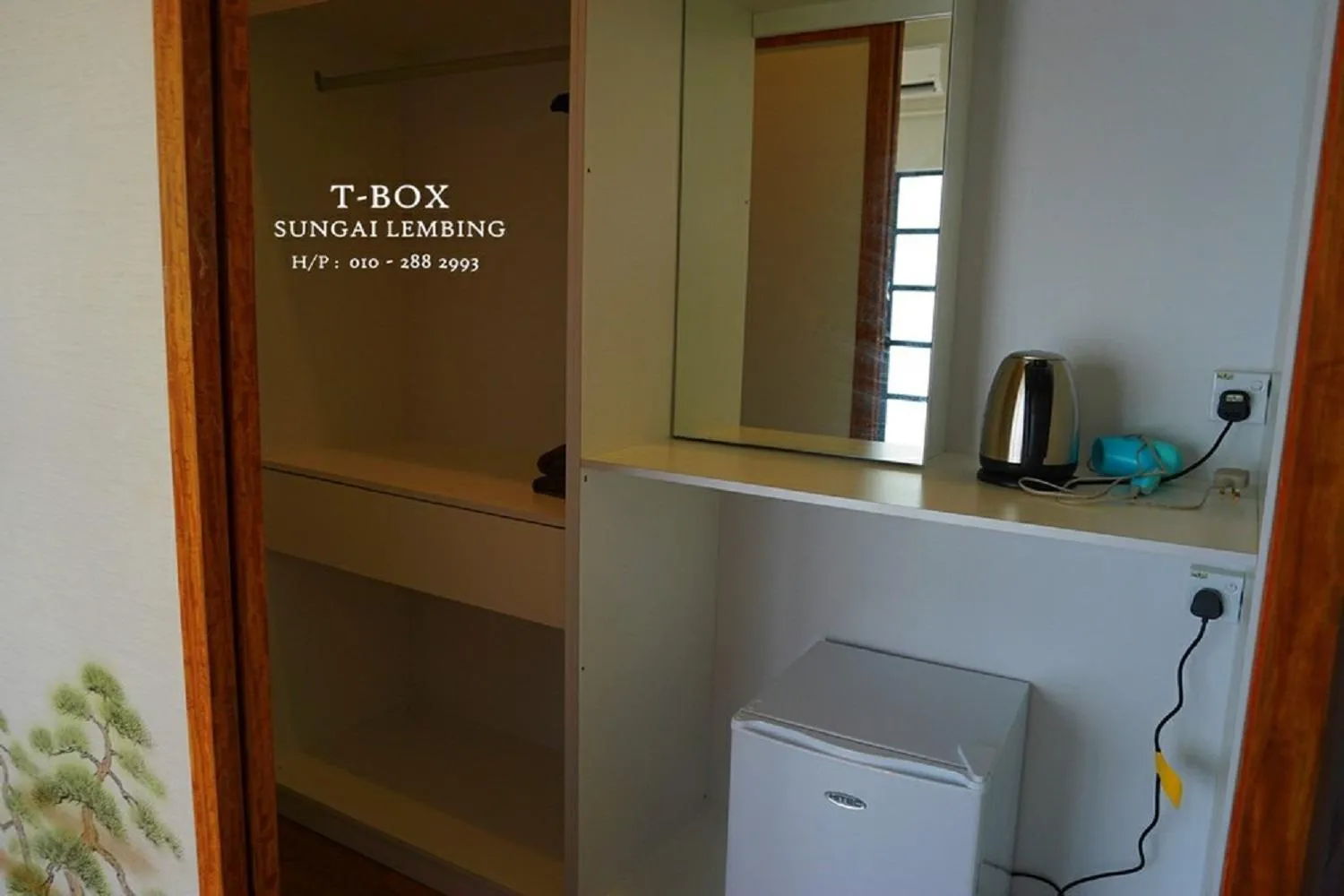 Kitchen or kitchenette in T-Box Sungai Lembing