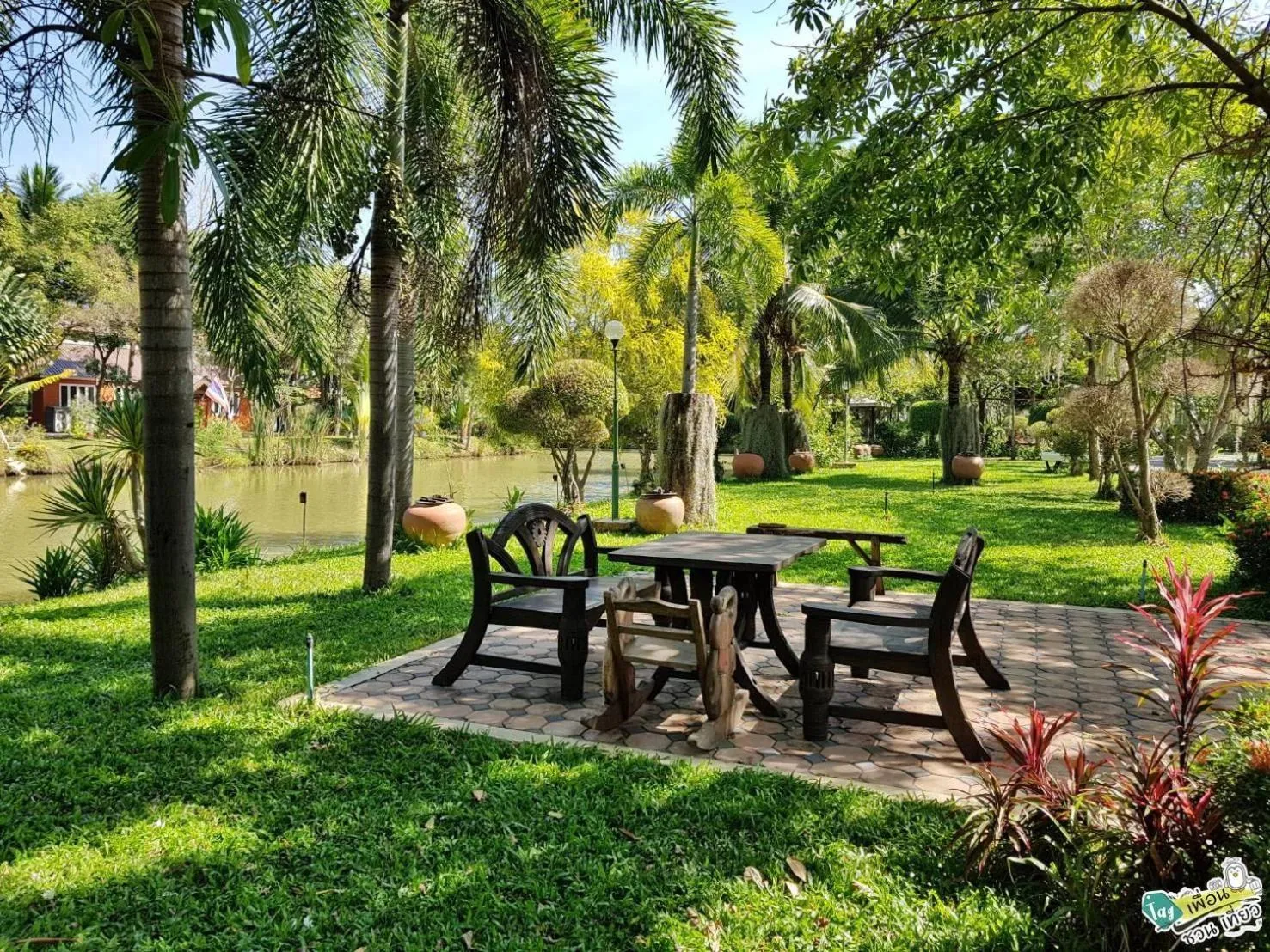 Garden view in Muaan Resort