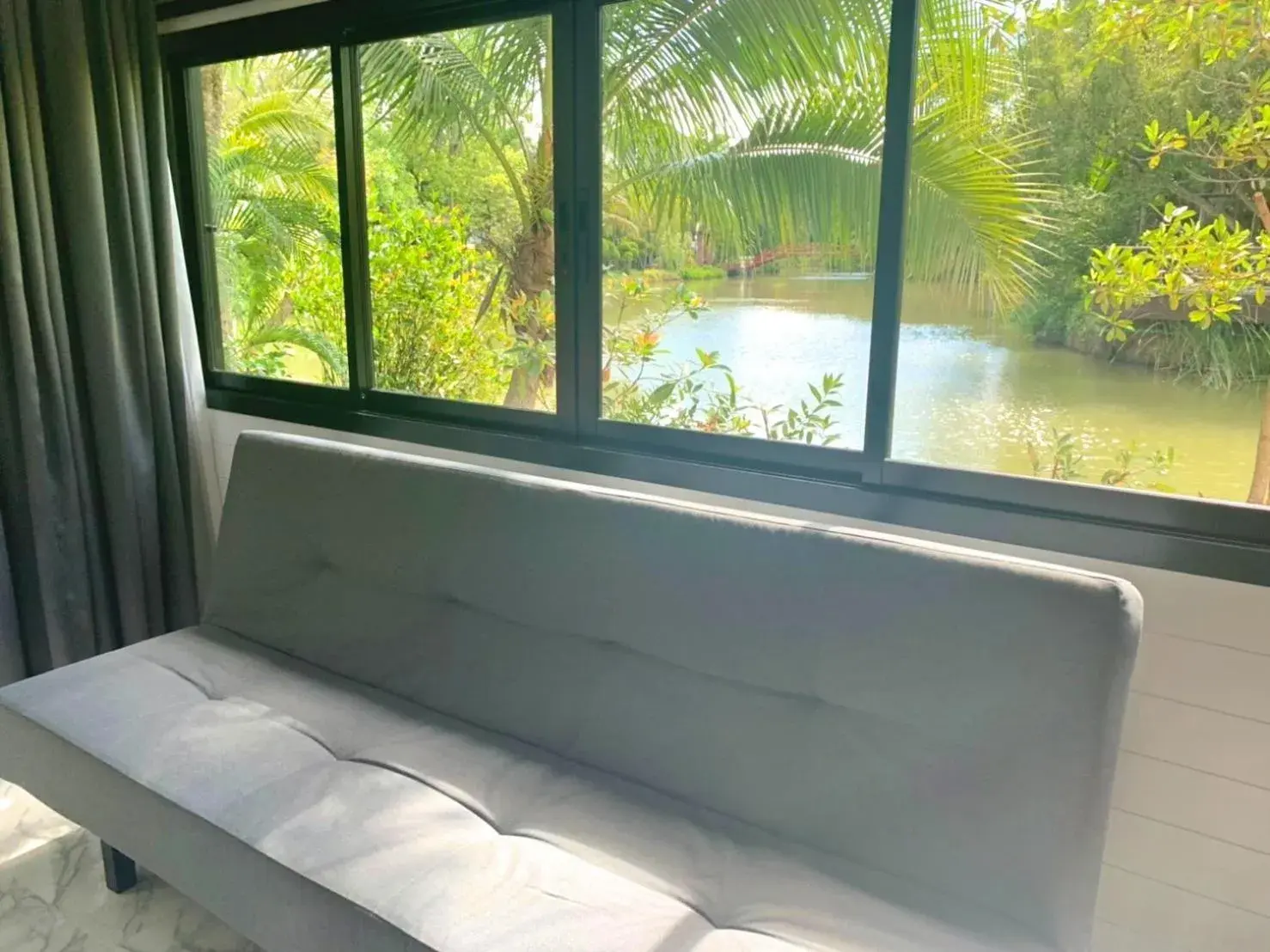 Garden view in Muaan Resort Garden view in Muaan Resort