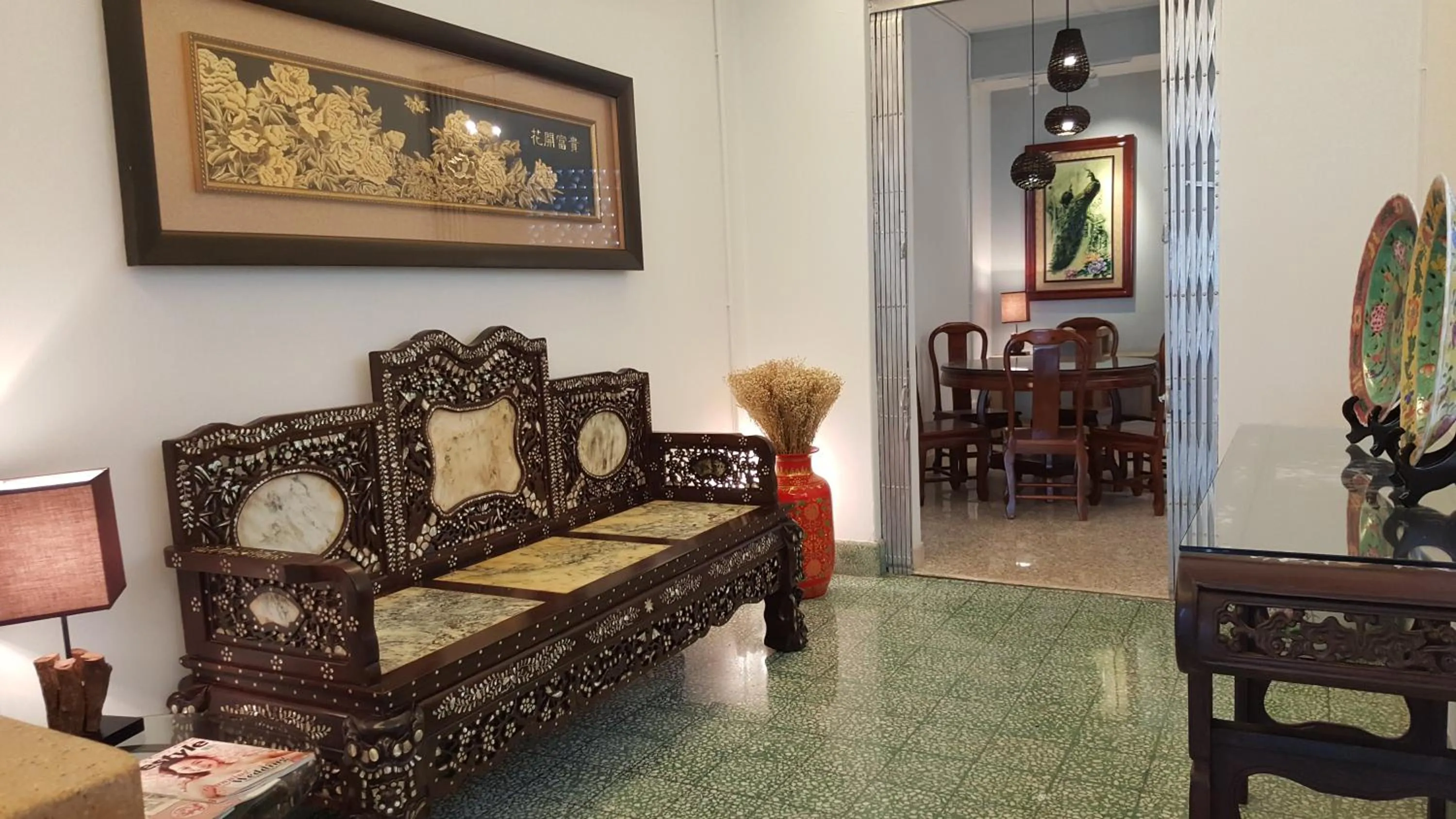 Seating area in MY CHINAMAN'S HOME II
