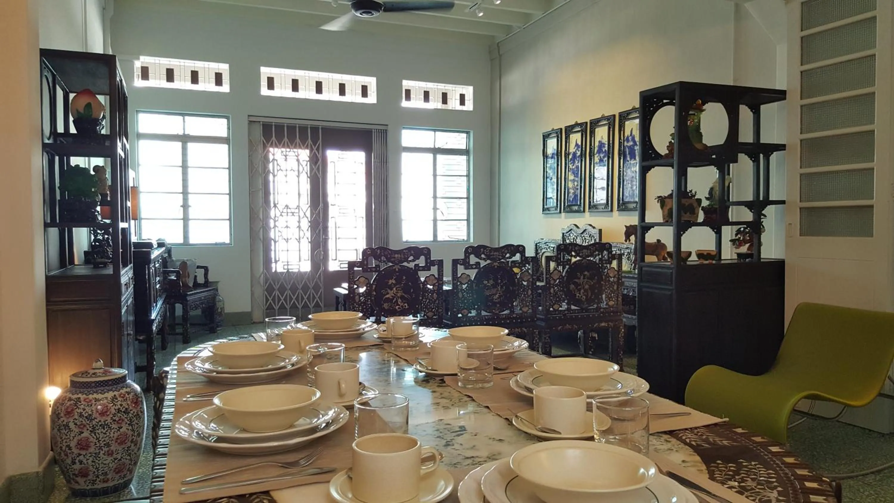 Dining area in MY CHINAMAN'S HOME II