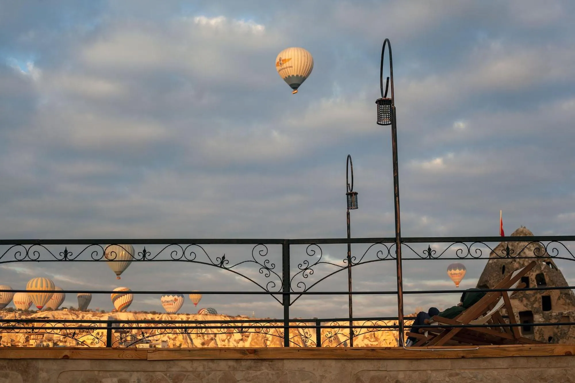 Landmark view in Center Cave House