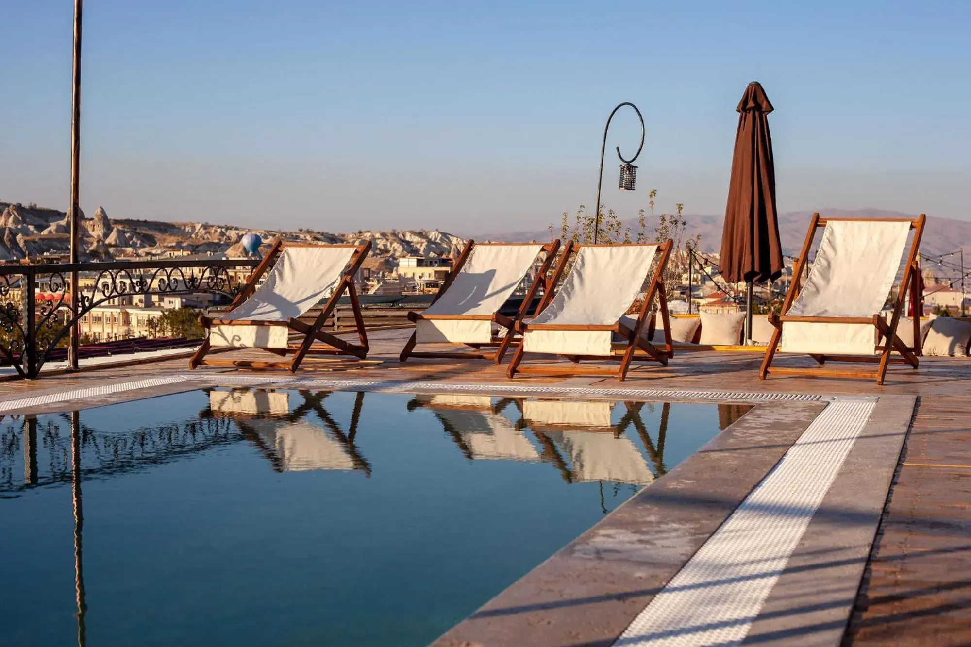 Pool view in Center Cave House Pool view in Center Cave House