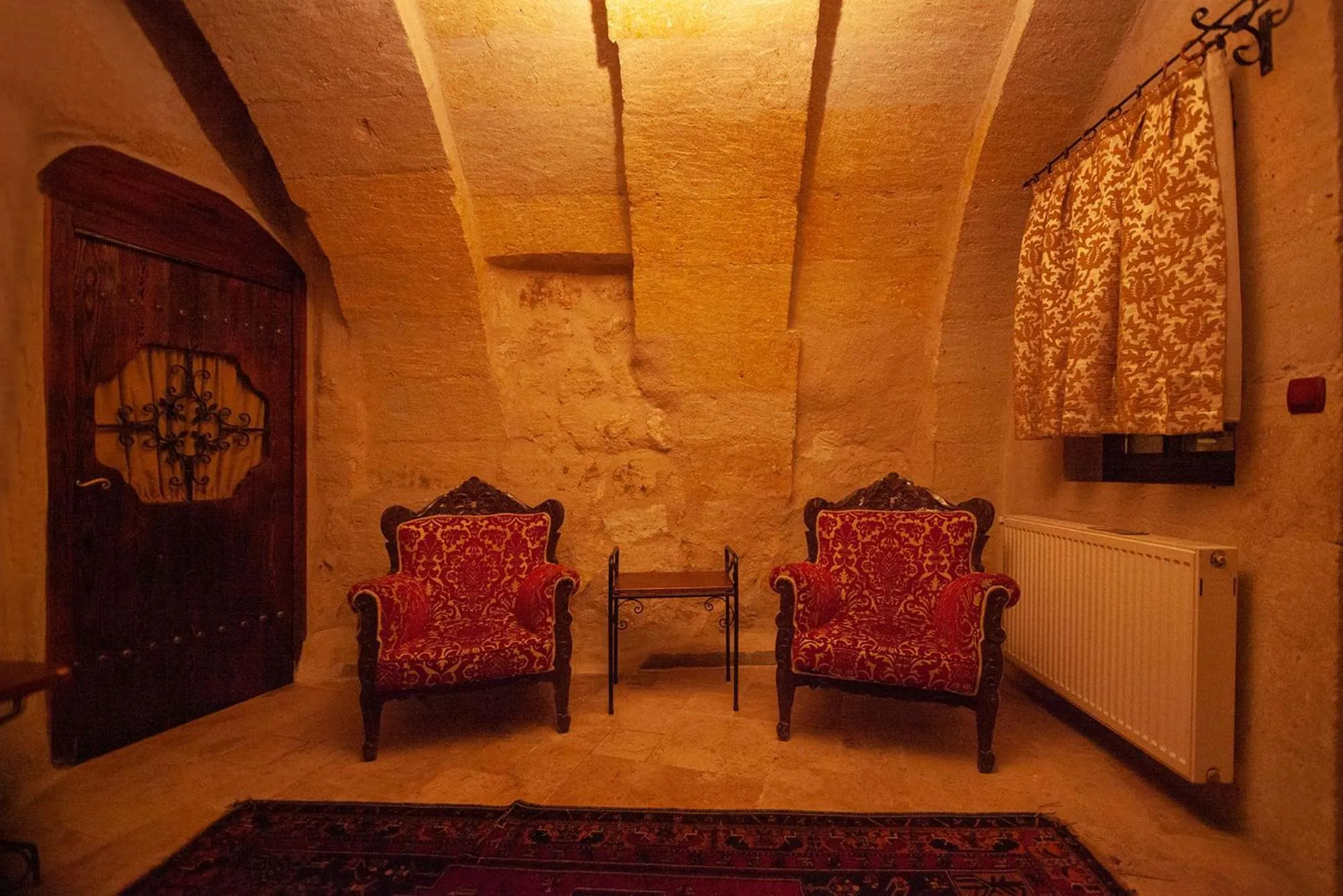 Living room in Center Cave House