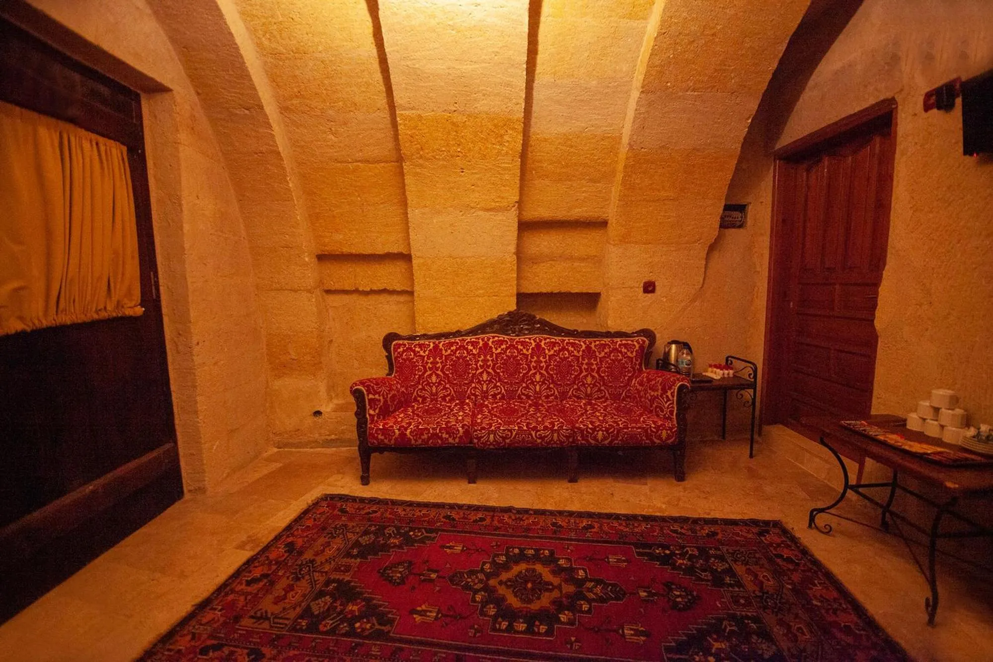 Living room in Center Cave House