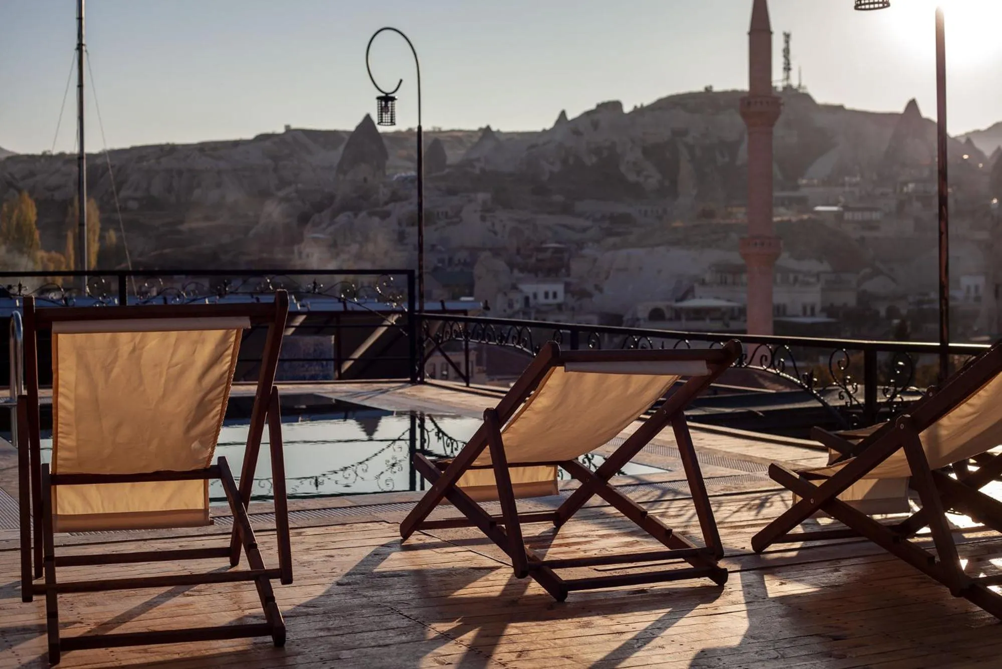 Landmark view in Center Cave House