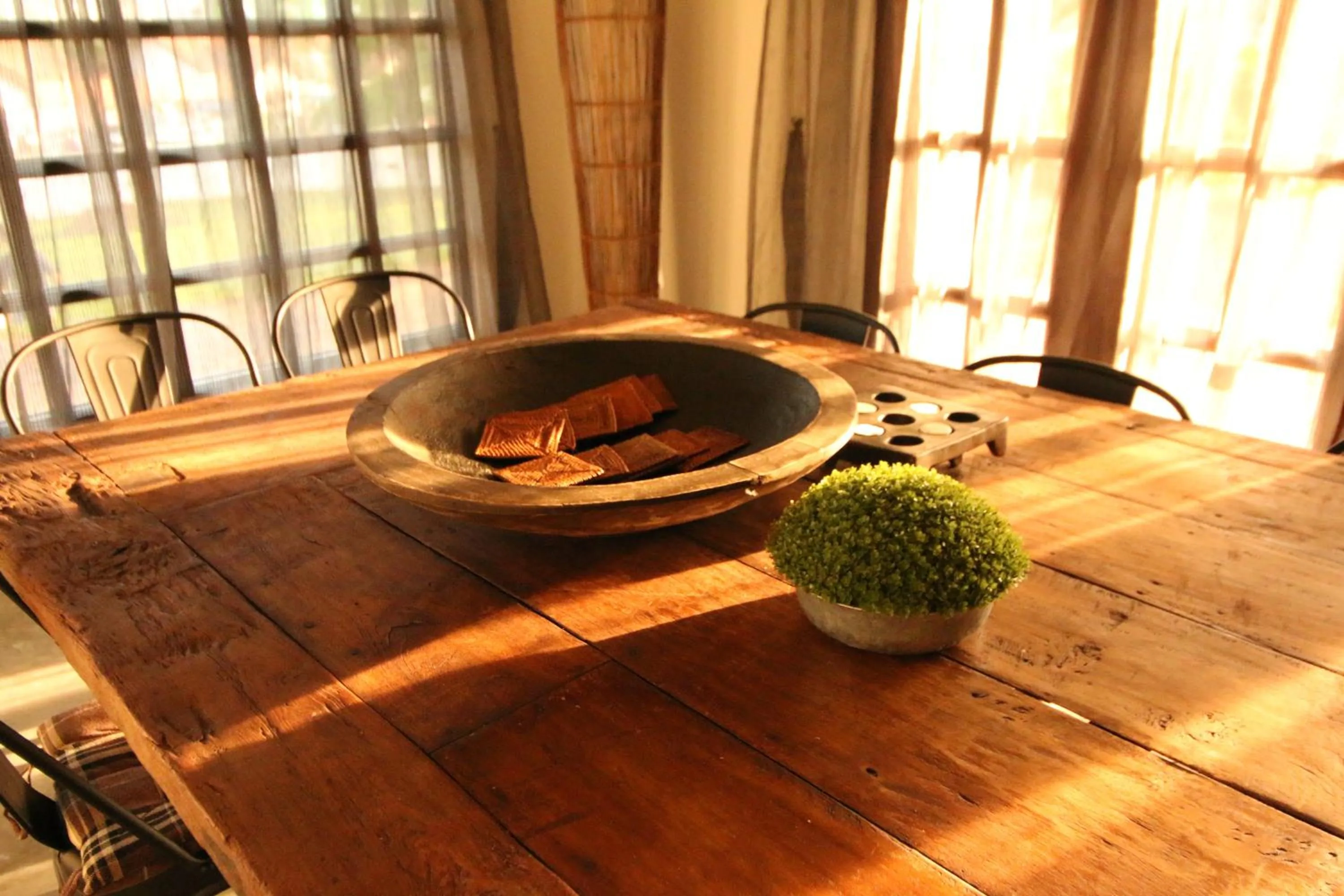 Dining area in The Pines Cottage