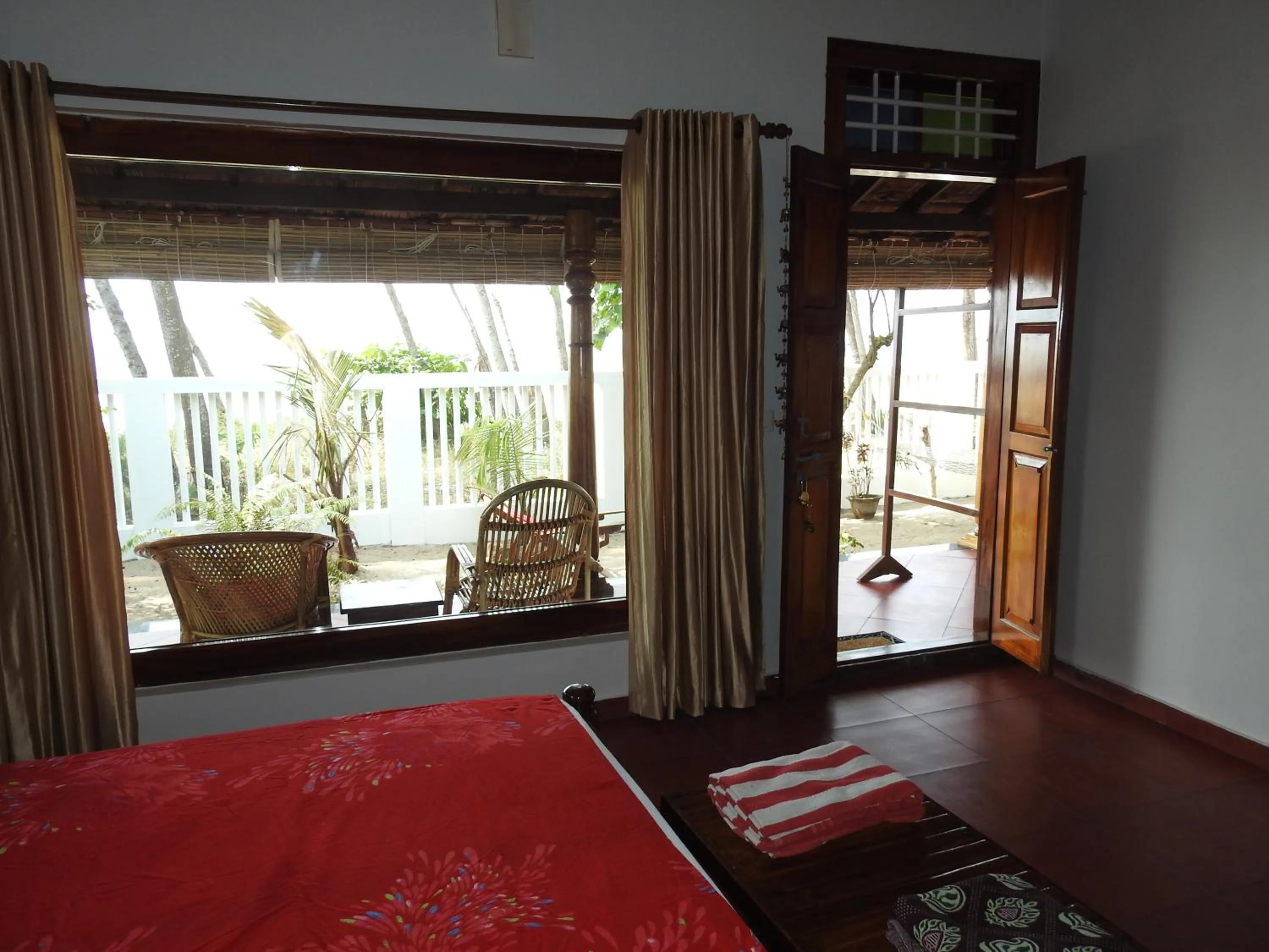 Bed in Alleppey Beach Garden