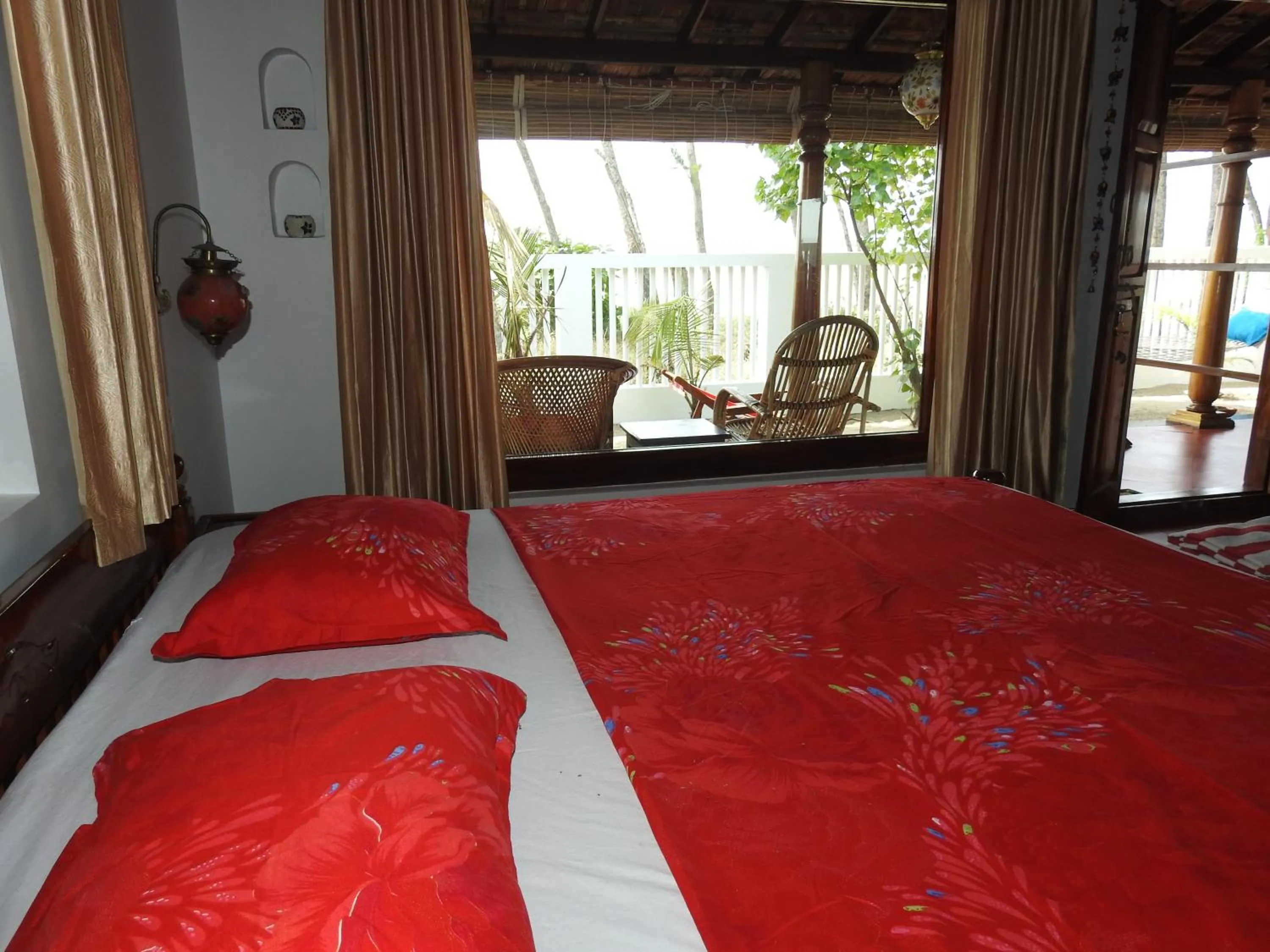 Bed in Alleppey Beach Garden
