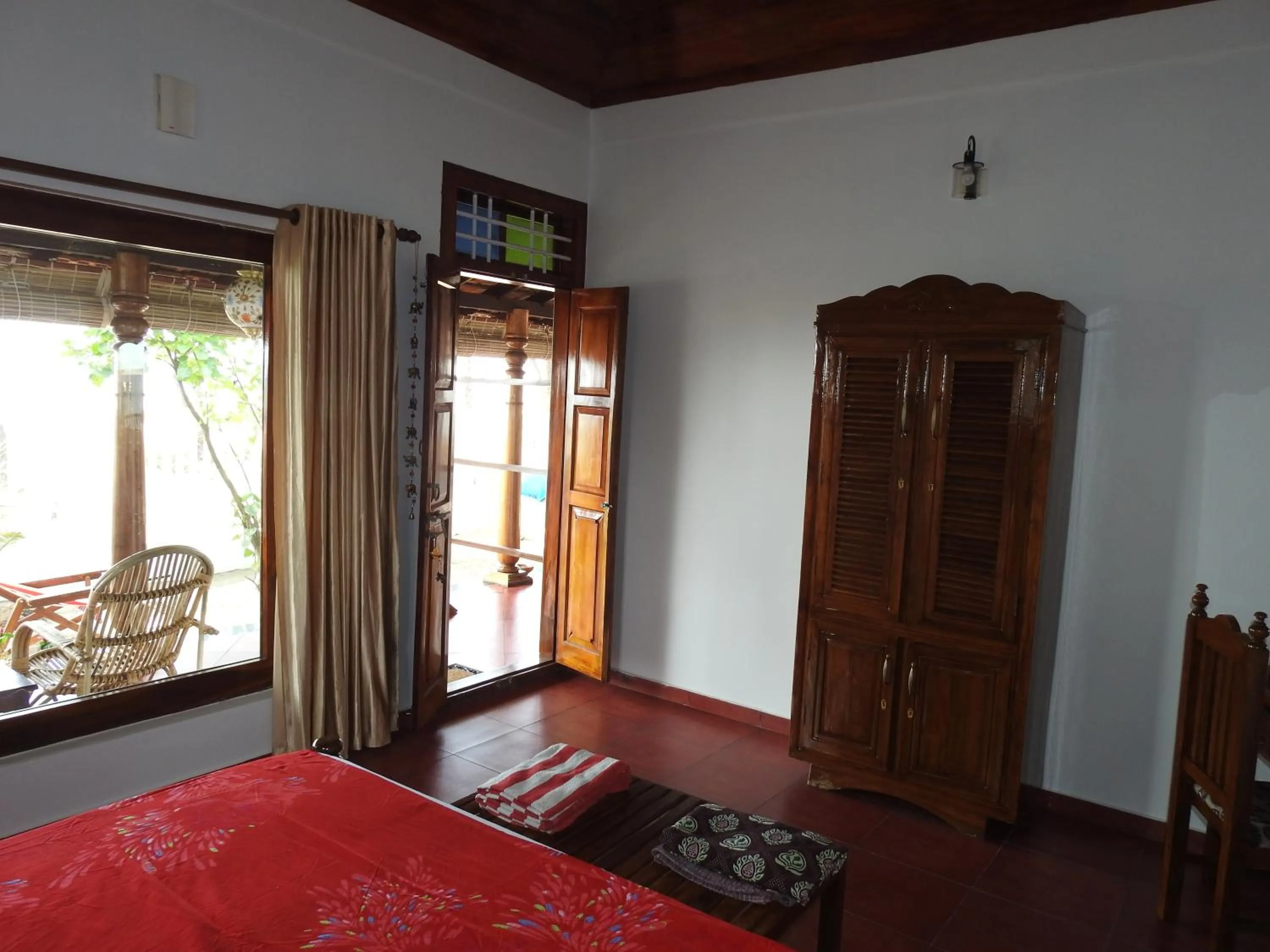 Bed in Alleppey Beach Garden